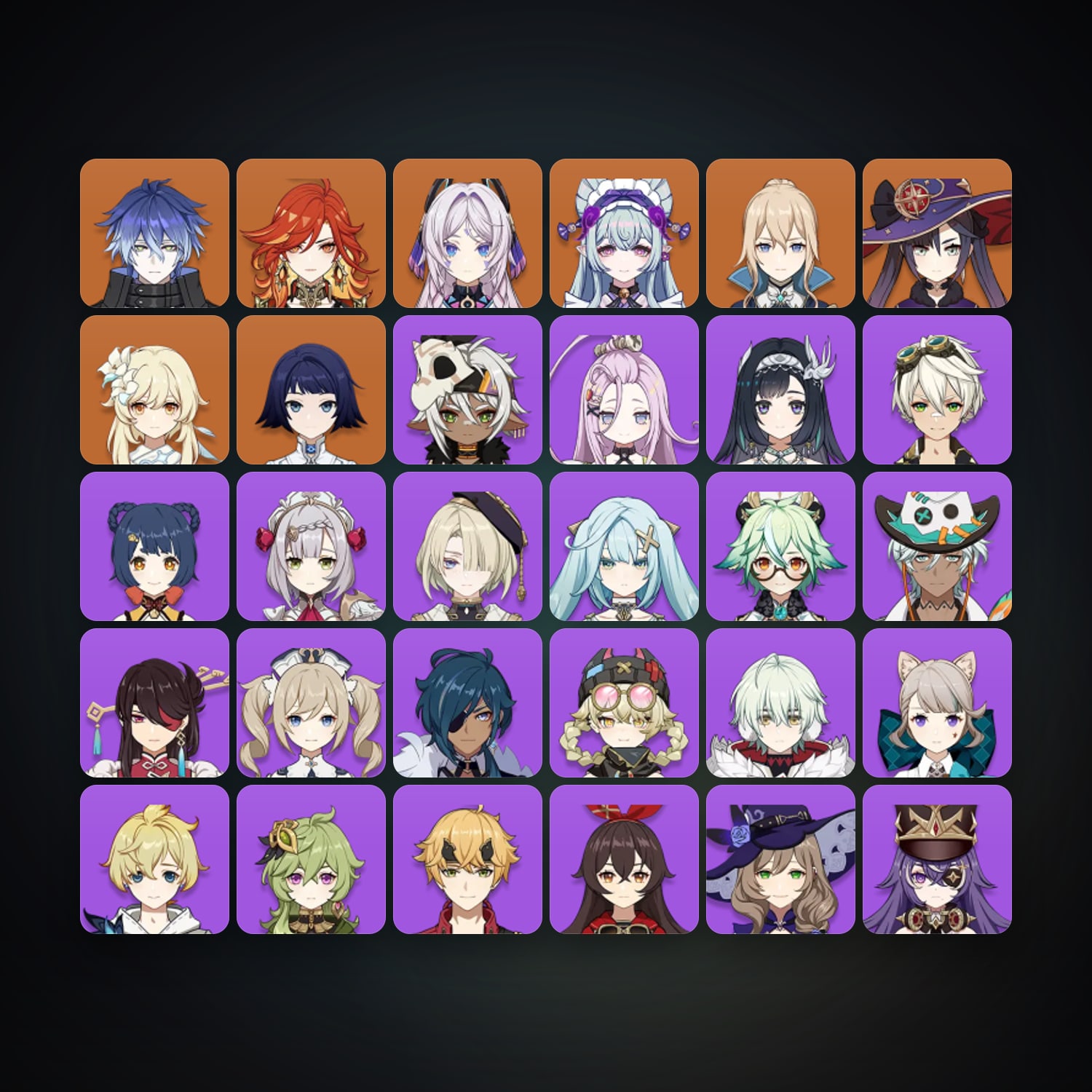 Genshin Impact | AR 49 | 30 Chars | 6× 5★ — Genshin / miHoYo Account — HabibiAccounts