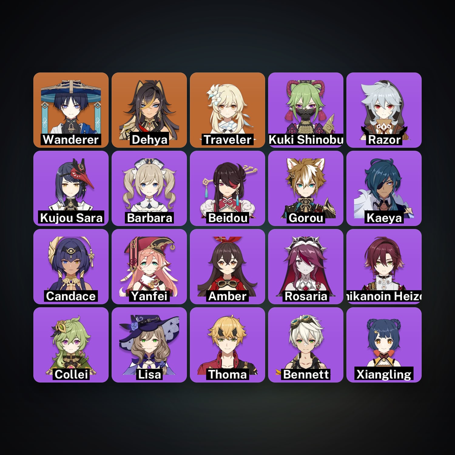 Genshin Impact | AR 42 | 20 Chars | 2× 5★ — Genshin / miHoYo Account — HabibiAccounts