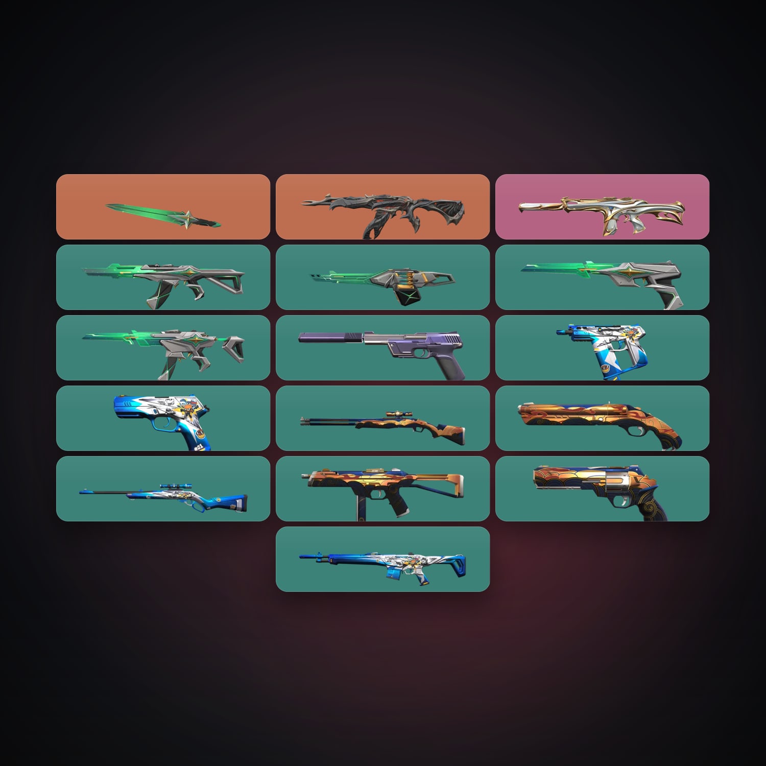 EU Plat 1 locker — 1 knives, 16 skins, lvl 77 — HabibiAccounts