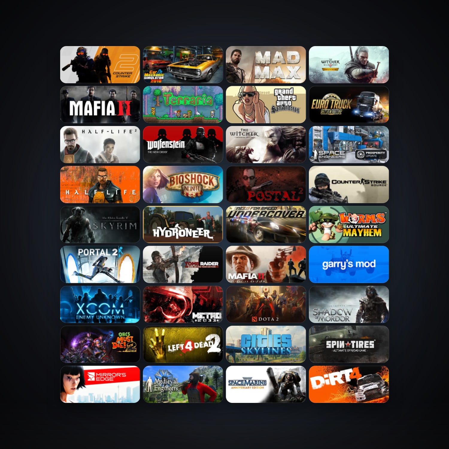 Steam 167 games, Steam 18, clean — HabibiAccounts