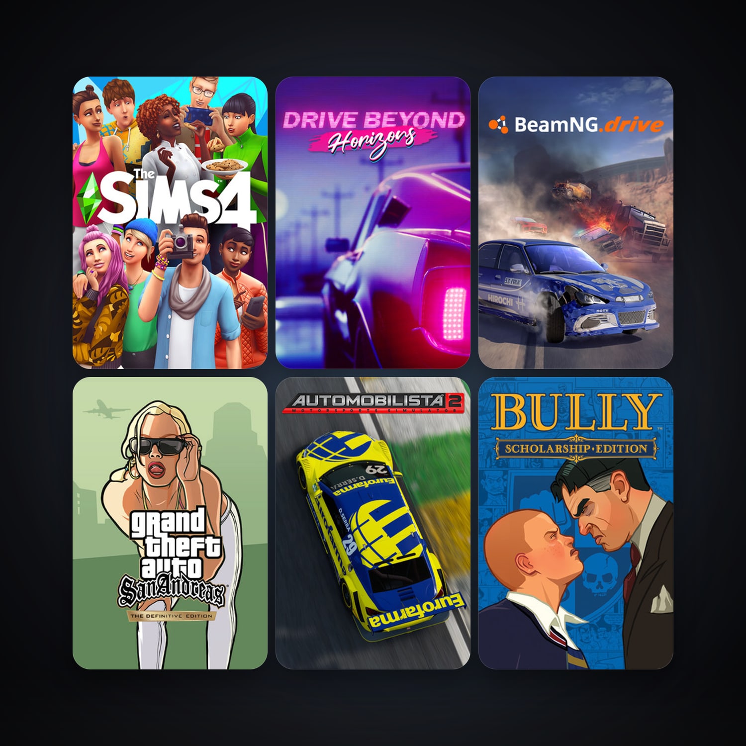 Bully: Scholarship Edition + BeamNG.drive, 10 games, clean — HabibiAccounts