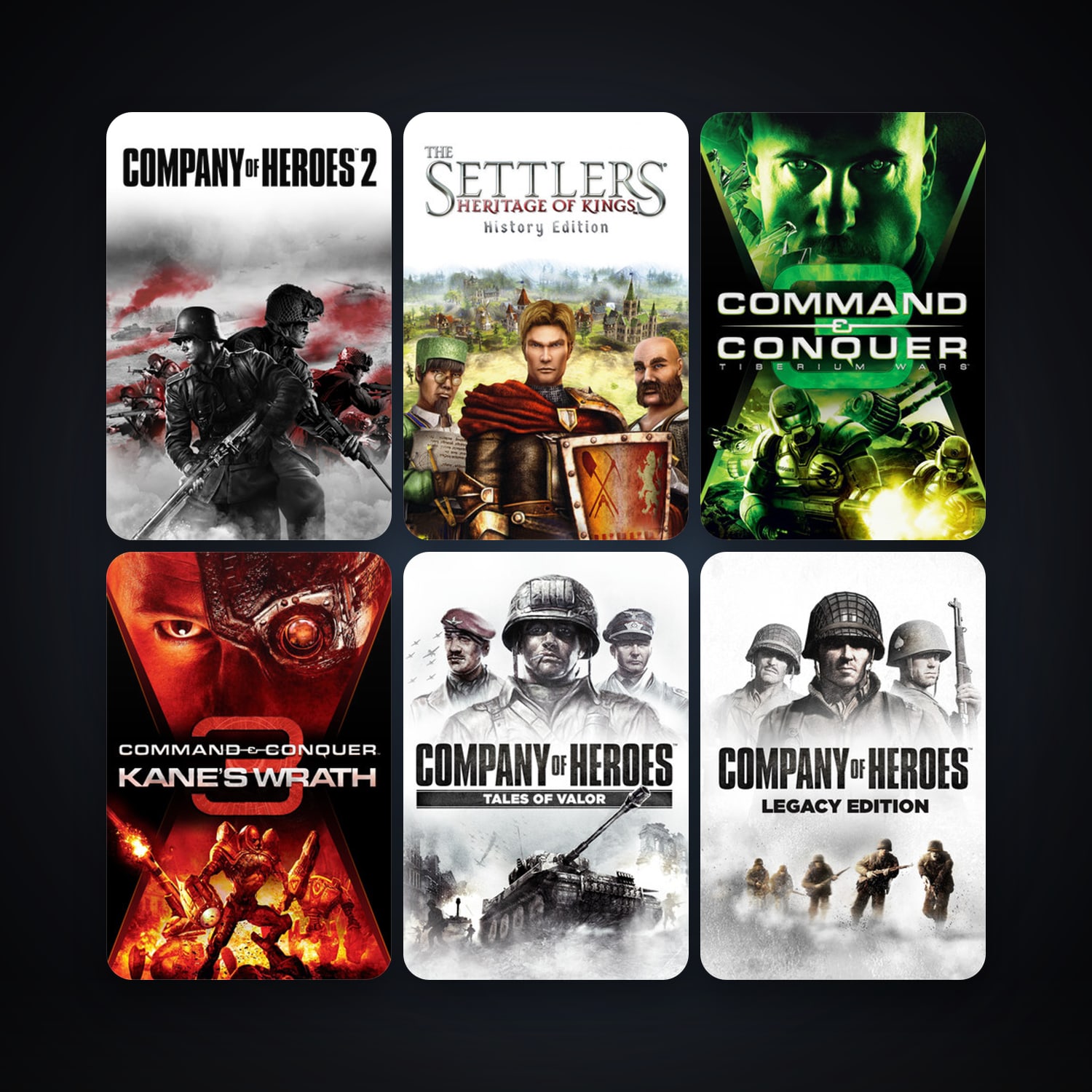 Company of Heroes + Company of Heroes: Opposing Fronts, 29 games, clean — HabibiAccounts
