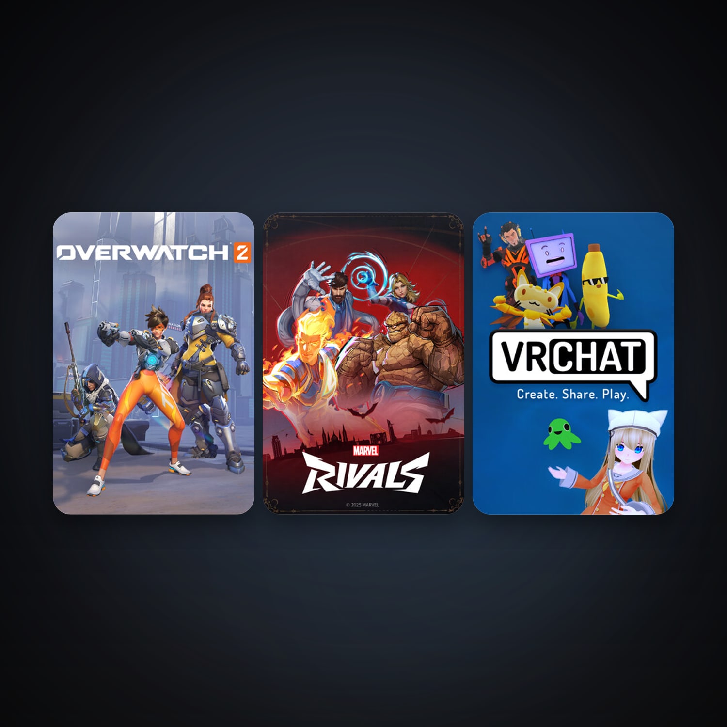 VRChat + Overwatch 2, 7 games, clean — HabibiAccounts