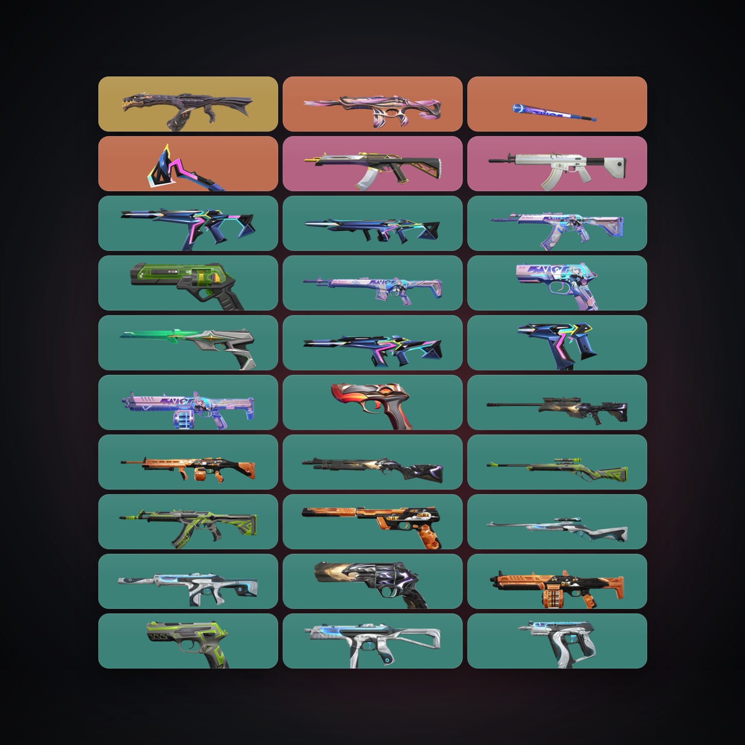 NA Gold 2 locker — 2 knives, 32 skins, lvl 115 — HabibiAccounts