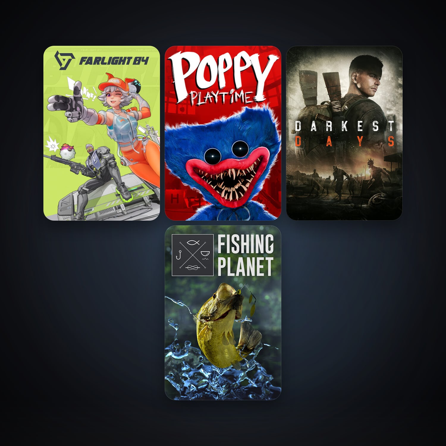 Free CS2 (No Prime) + Fishing Planet, 12 games, clean — HabibiAccounts