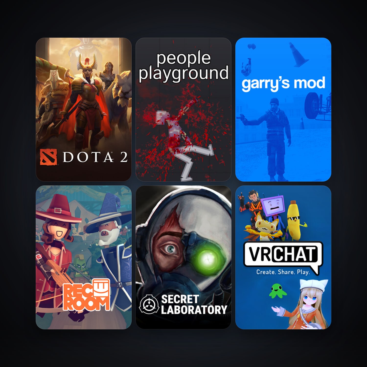 Dota 2 + Garry's Mod, 8 games, clean — HabibiAccounts