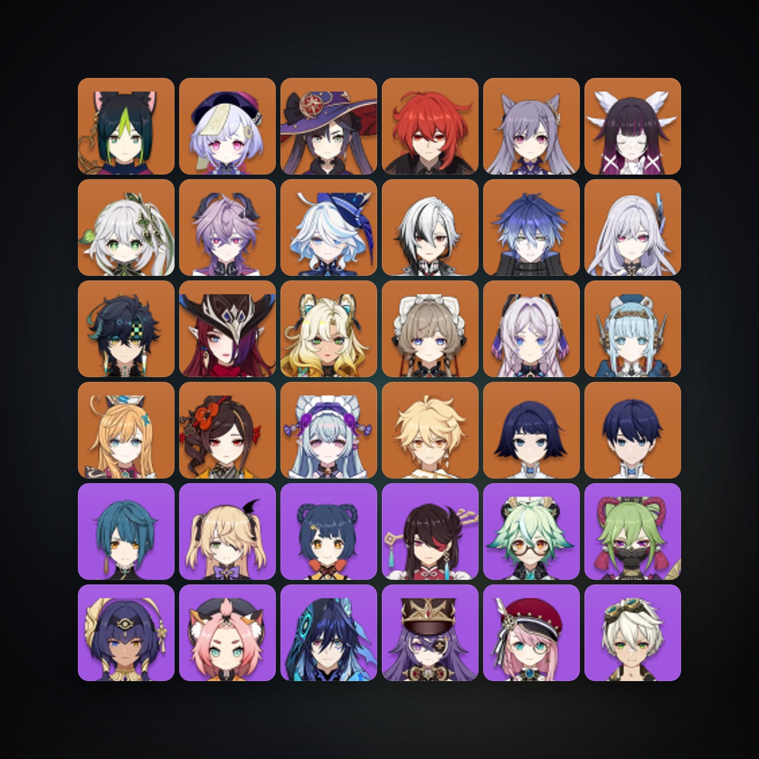 جينشن إمباكت | AR 60 | 73 شخصية | 21× 5★ — HabibiAccounts