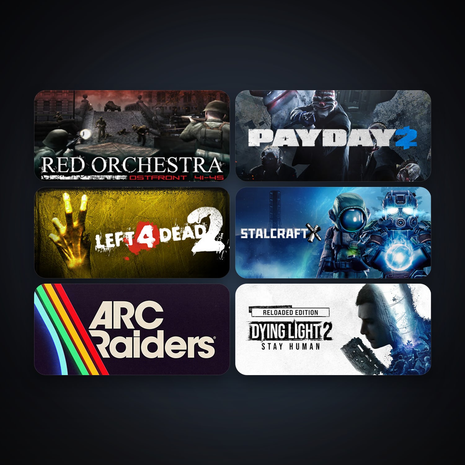 Left 4 Dead 2 + Red Orchestra: Ostfront 41-45, 133 games, Steam 10, clean — HabibiAccounts