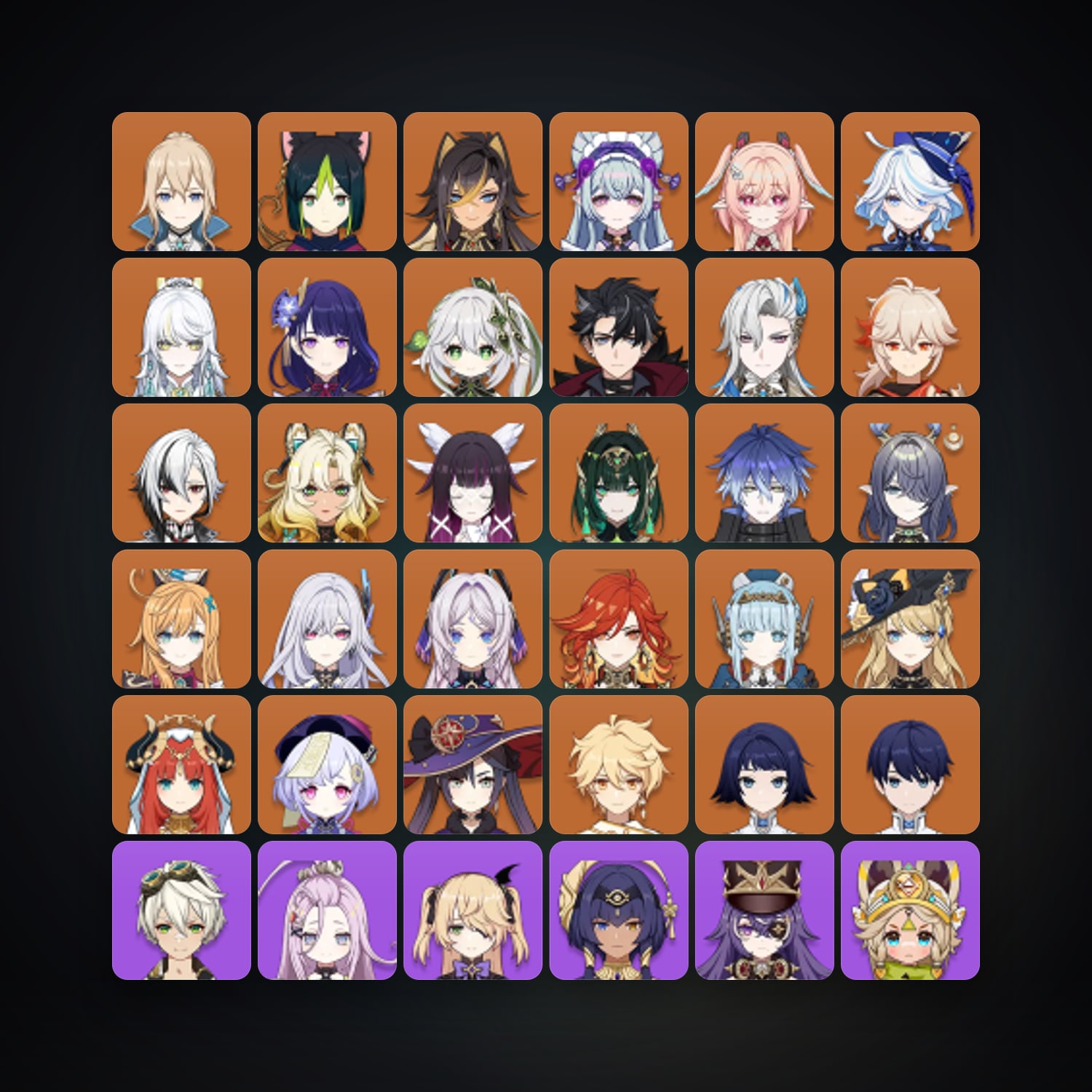 جينشن إمباكت | AR 59 | 79 شخصية | 27× 5★ — HabibiAccounts