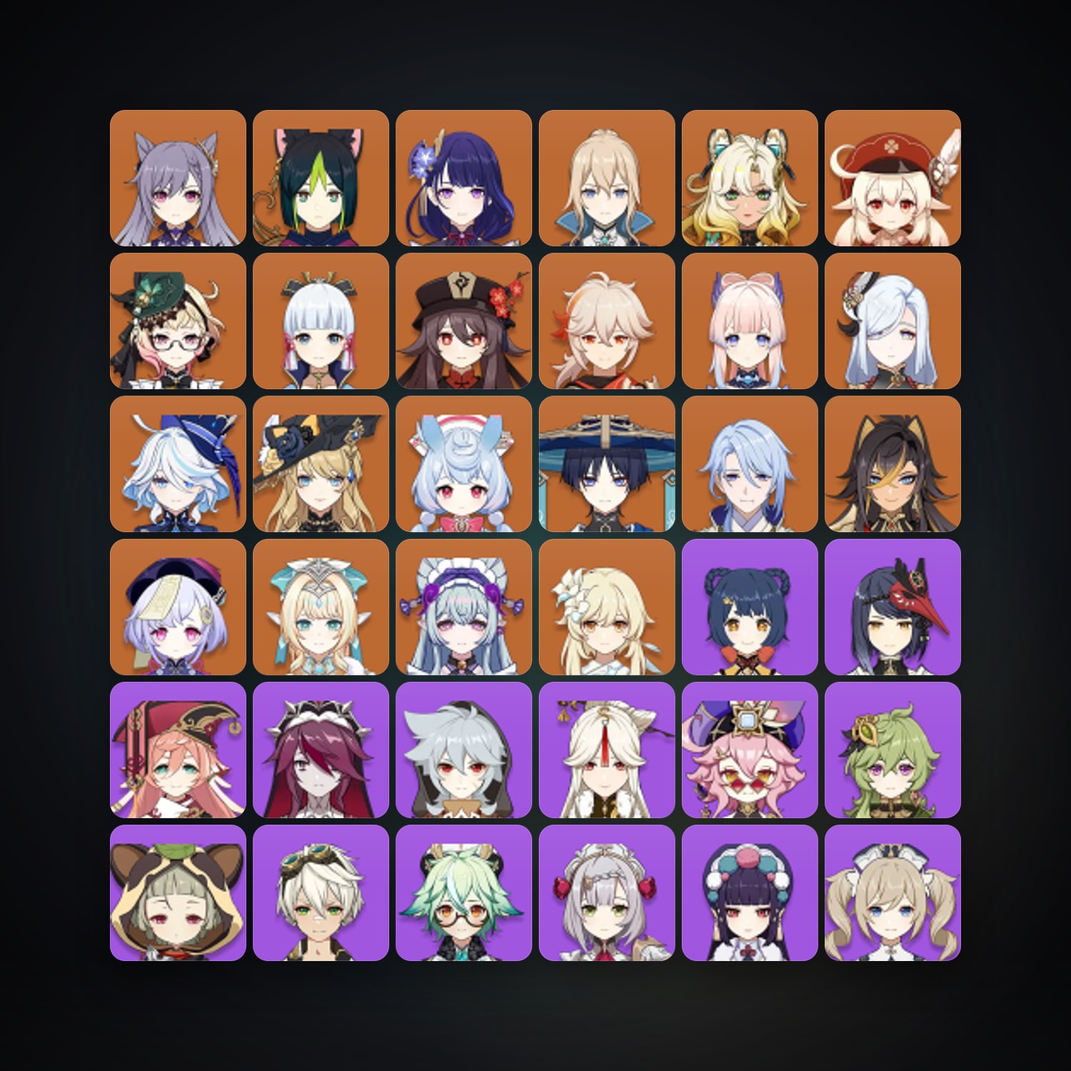 Genshin Impact | AR 60 | 63 Chars | 21× 5★ — Genshin / miHoYo Account — HabibiAccounts