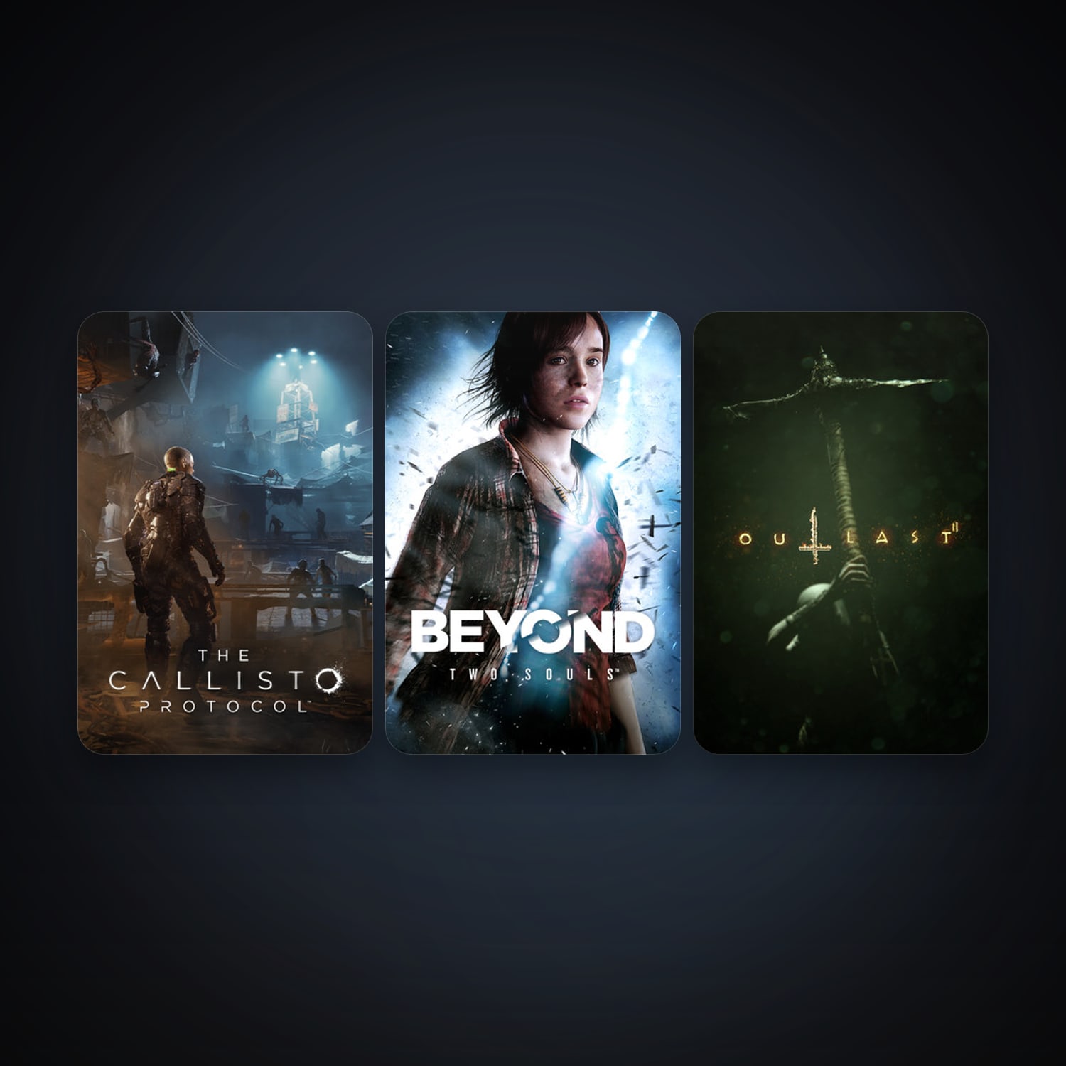 Outlast 2 + Beyond: Two Souls, 6 games, clean — HabibiAccounts