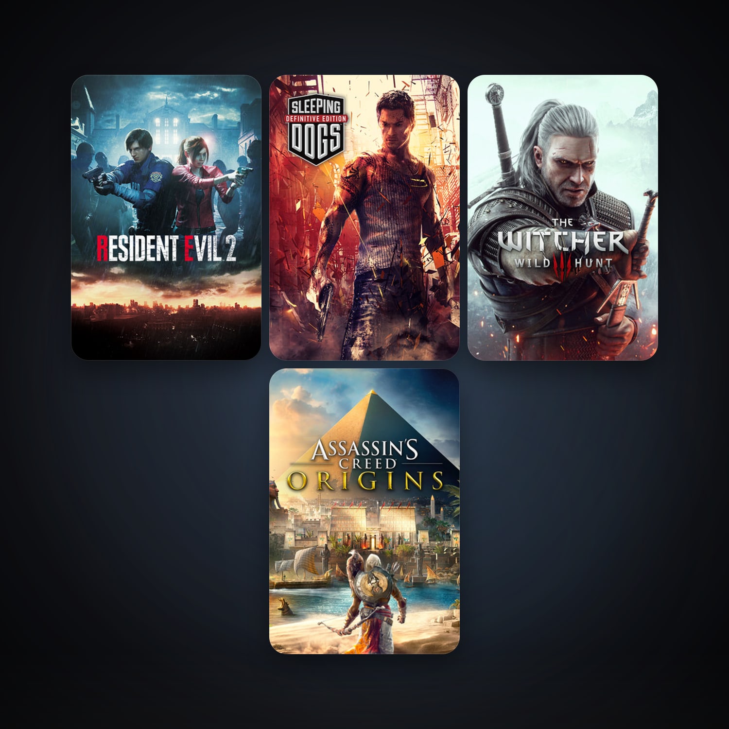The Witcher 3: Wild Hunt + Sleeping Dogs: Definitive Edition, 5 games, clean — HabibiAccounts