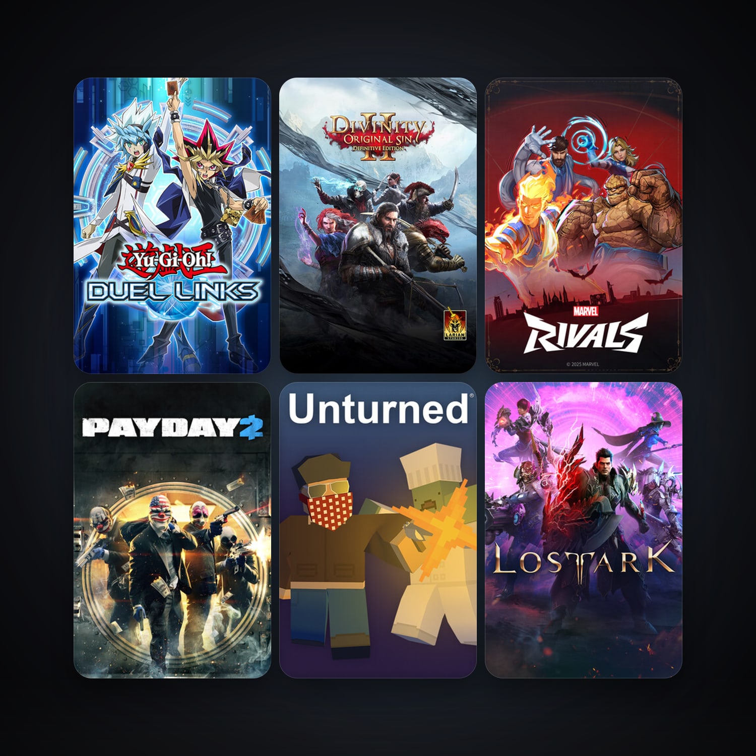 PAYDAY 2 + Unturned, 14 games, clean — HabibiAccounts