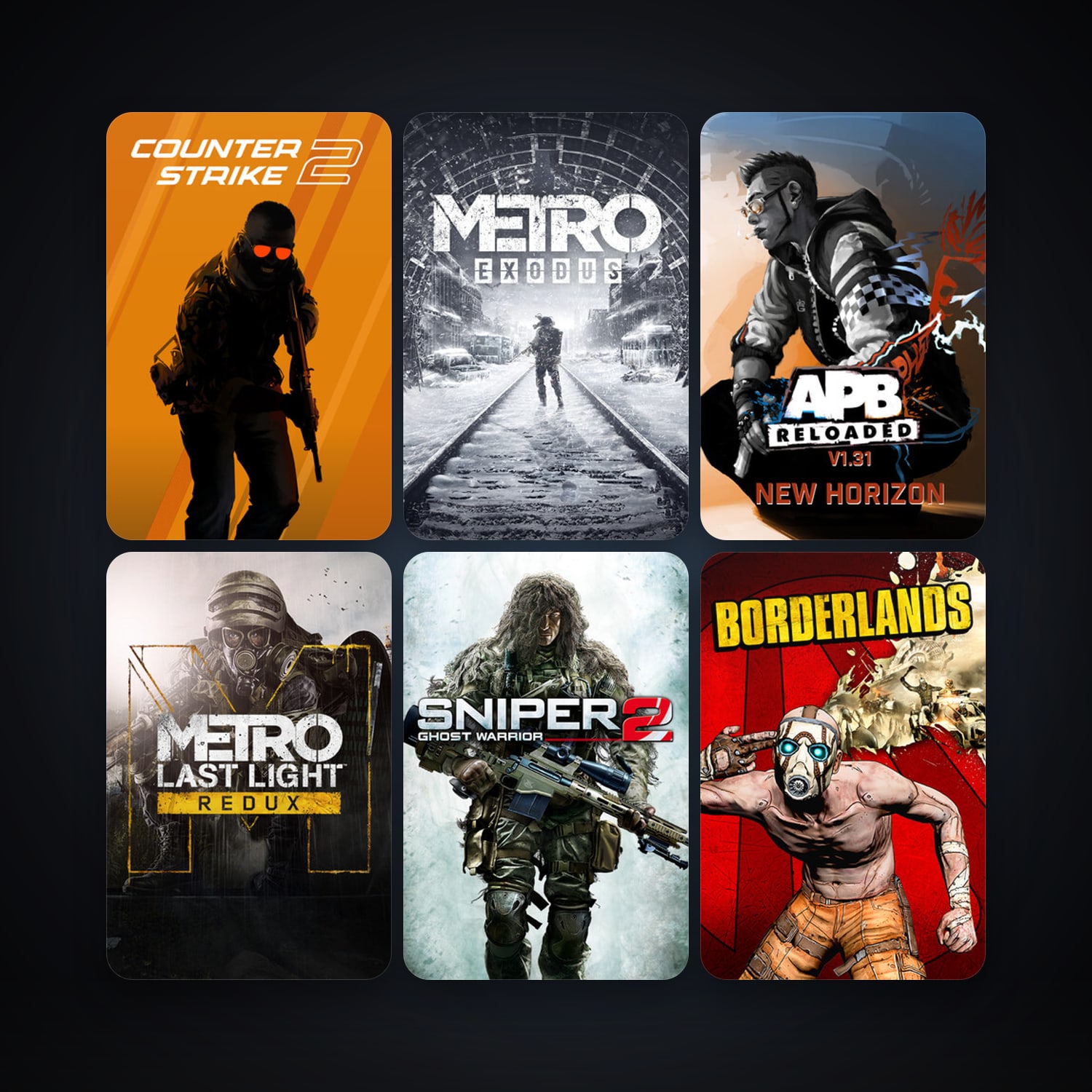 CS2 Prime + Borderlands, 13 games, clean — HabibiAccounts