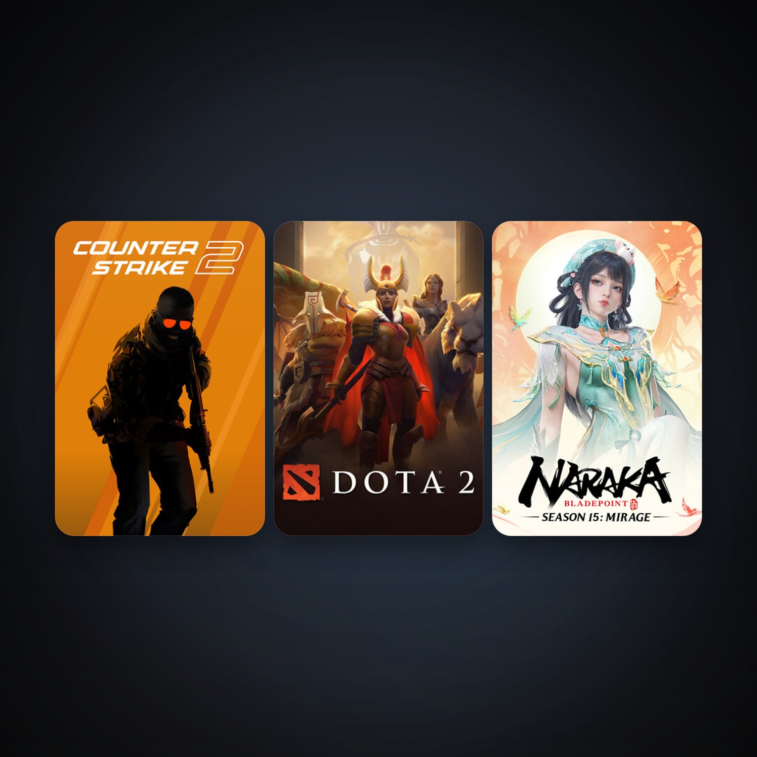 Dota 2 + CS2 Prime, 3 games, clean — HabibiAccounts