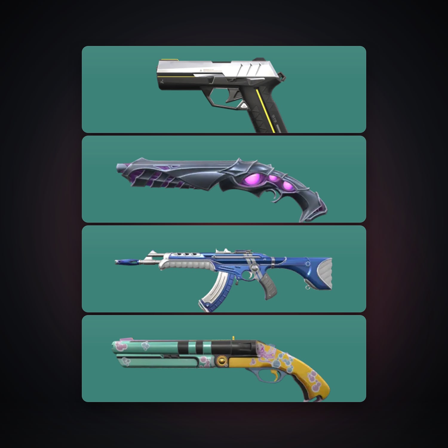 NA Gold 2 locker — 5 skins, lvl 82 — HabibiAccounts