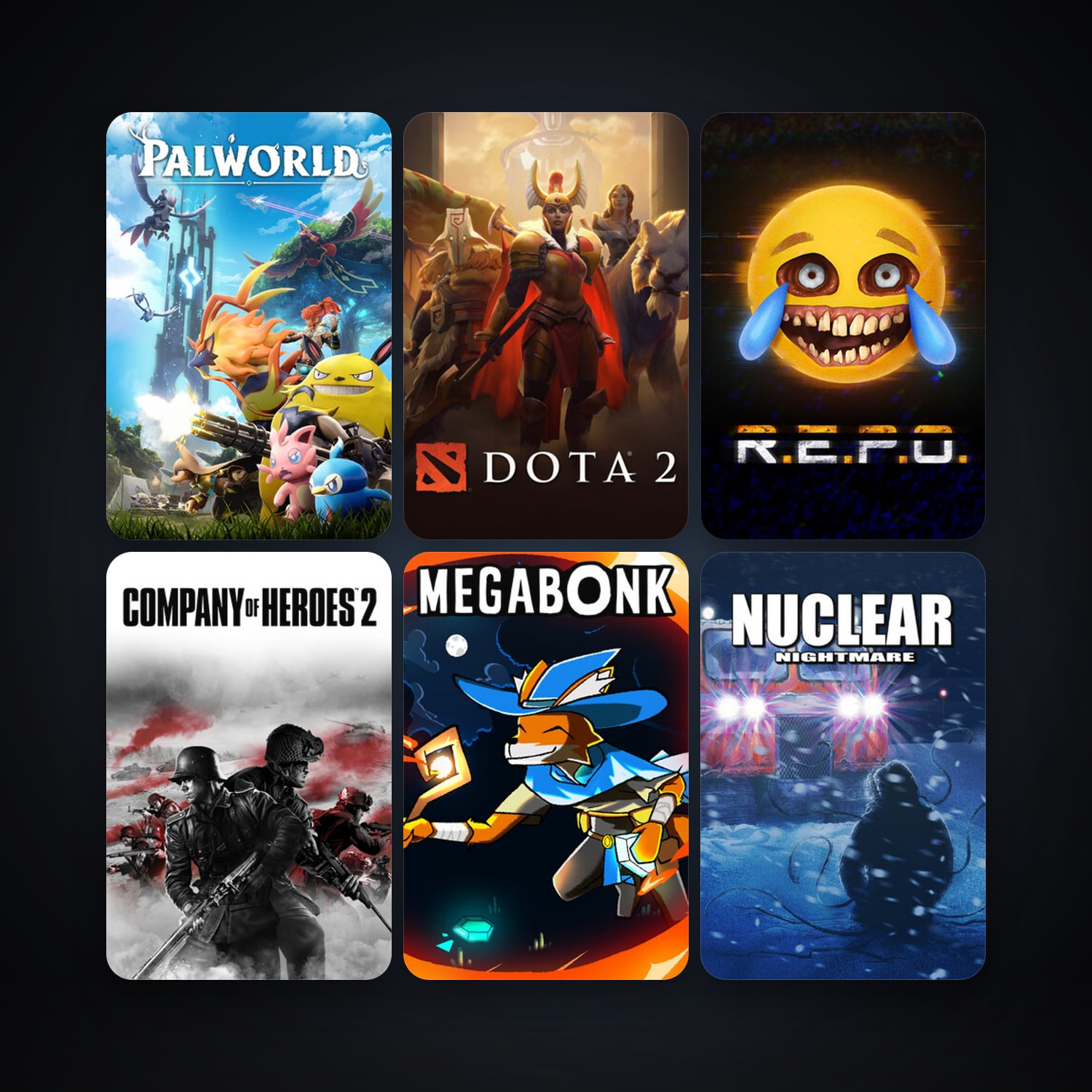 Dota 2 + Company of Heroes 2, 14 games, clean — HabibiAccounts