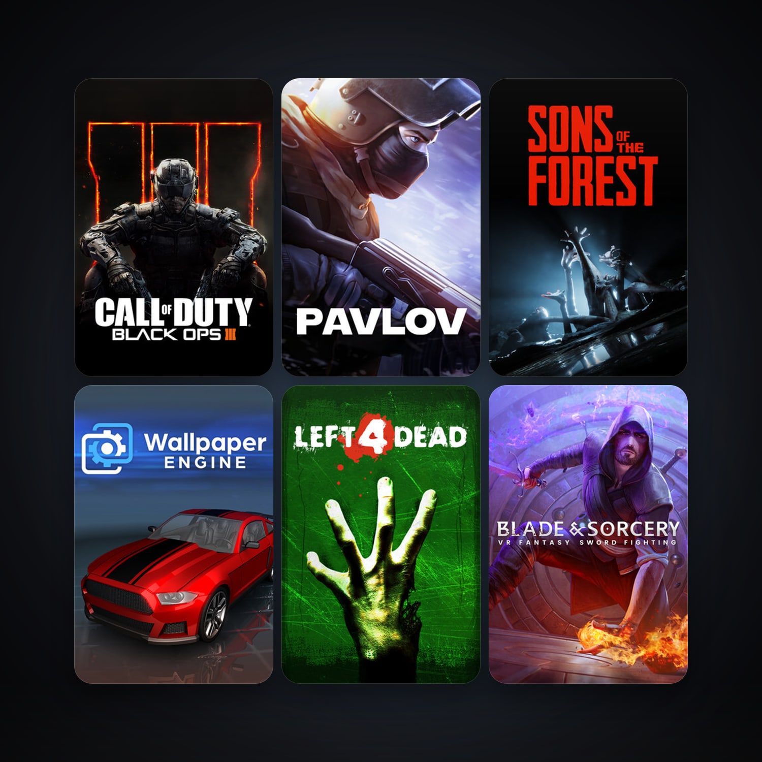 Left 4 Dead + Left 4 Dead 2, 10 games, clean — HabibiAccounts