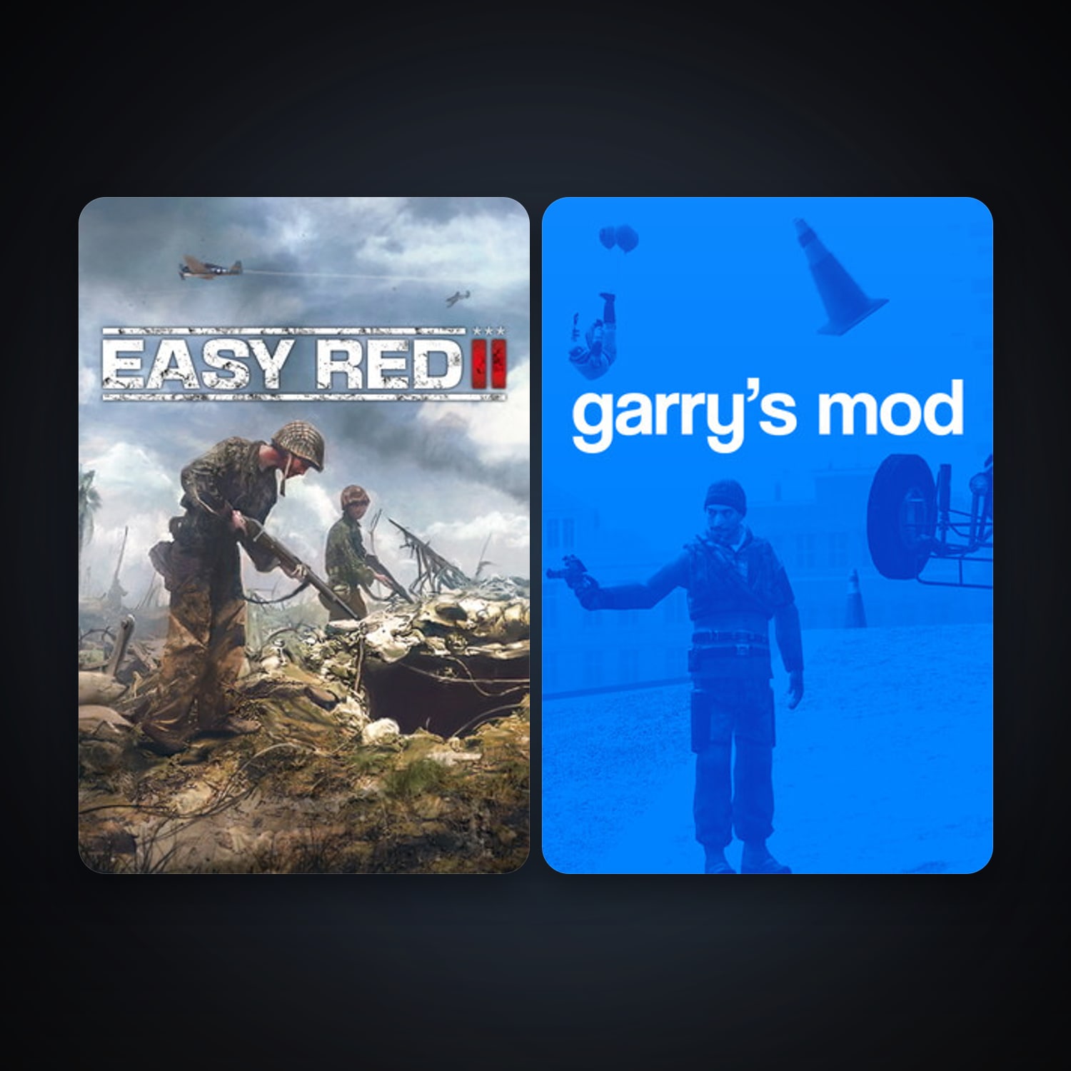 Garry's Mod + Easy Red 2, 3 games, clean — HabibiAccounts