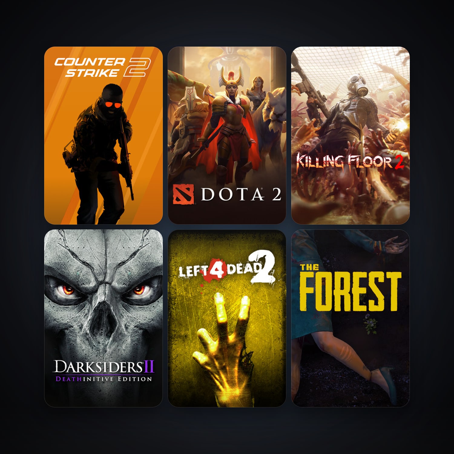 Left 4 Dead 2 + Dota 2, 21 games, Steam 10, clean — HabibiAccounts