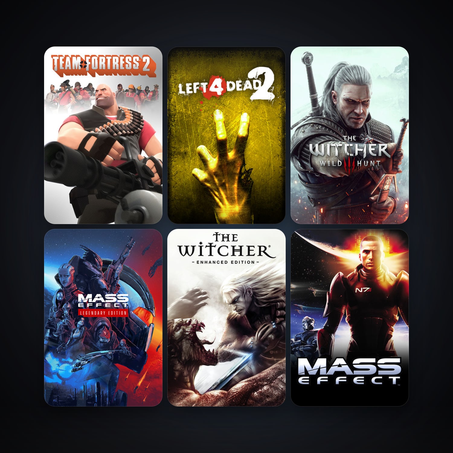 Team Fortress 2 + Left 4 Dead 2, 106 games, Steam 10, clean — HabibiAccounts