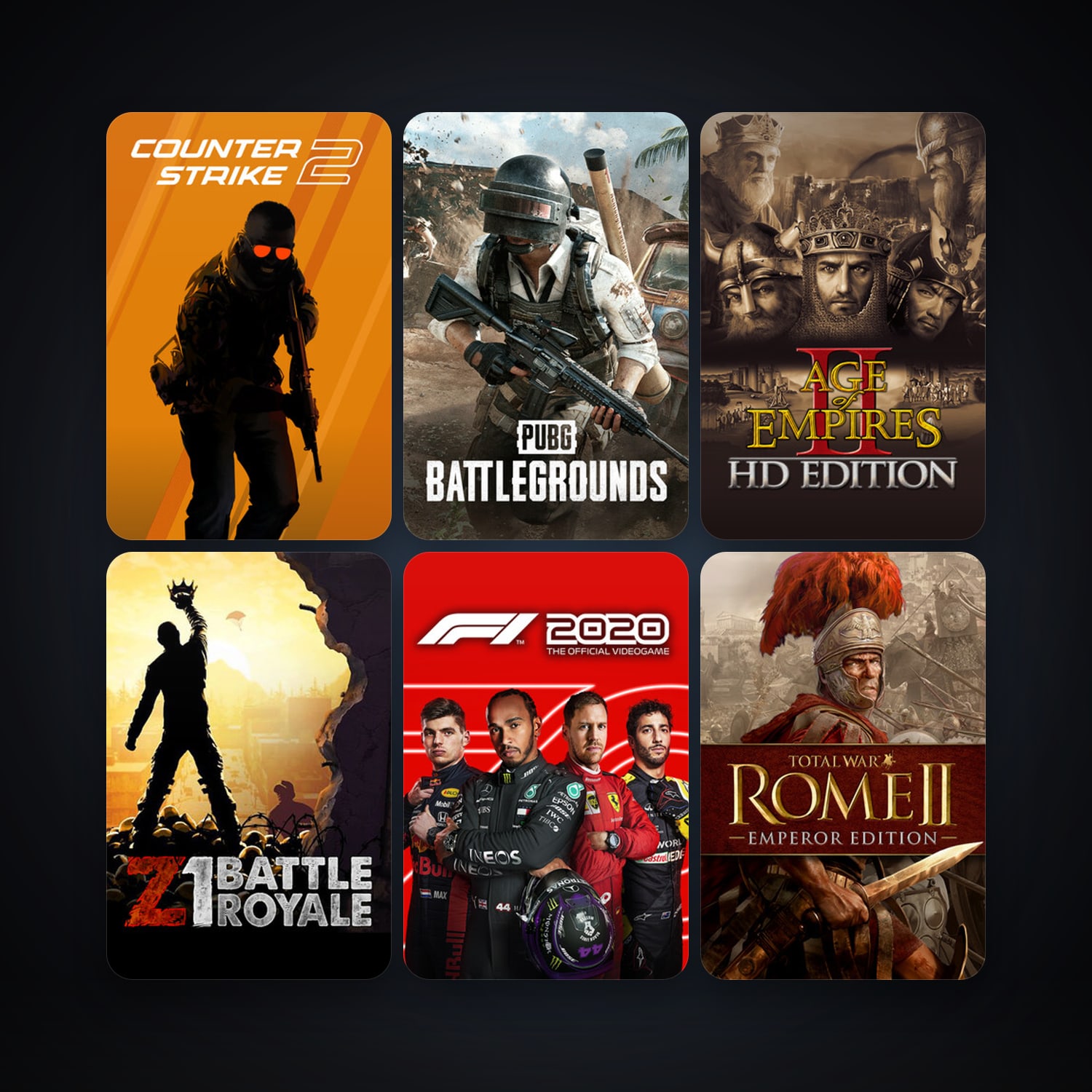 CS2 Prime + Total War: ROME II - Emperor Edition, 10 games, clean — HabibiAccounts