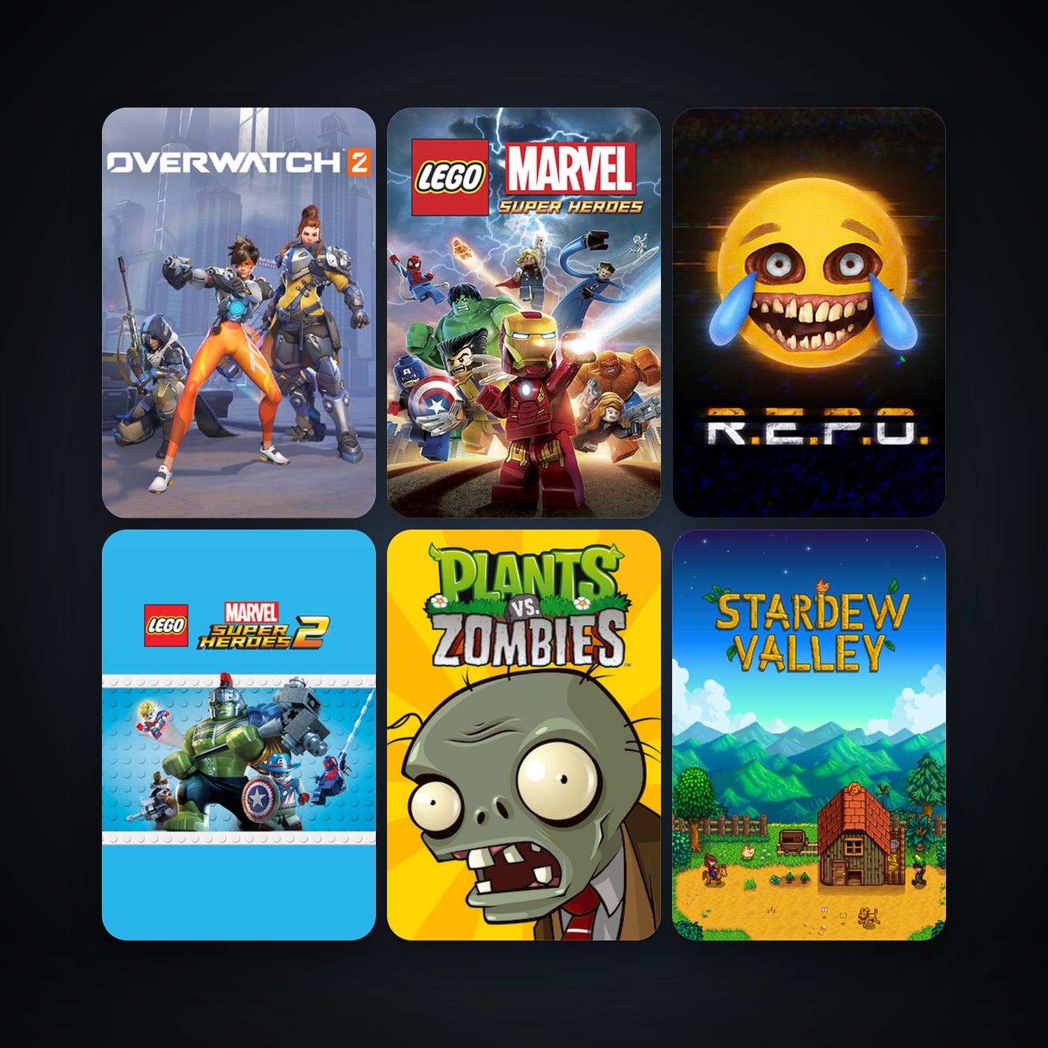 Plants vs. Zombies GOTY Edition + LEGO Marvel Super Heroes, 12 games, clean — HabibiAccounts