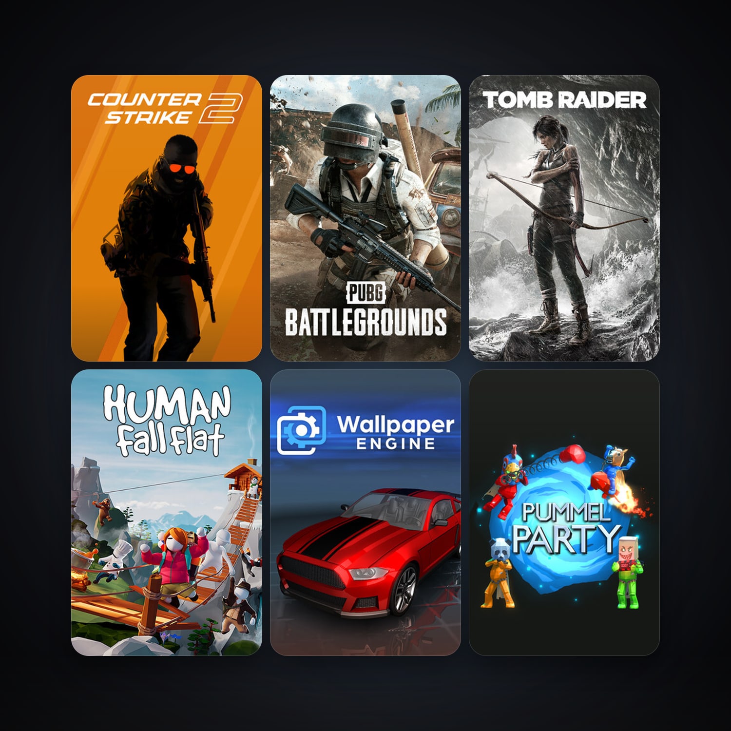 CS2 Prime + Tomb Raider, 27 games, clean — HabibiAccounts