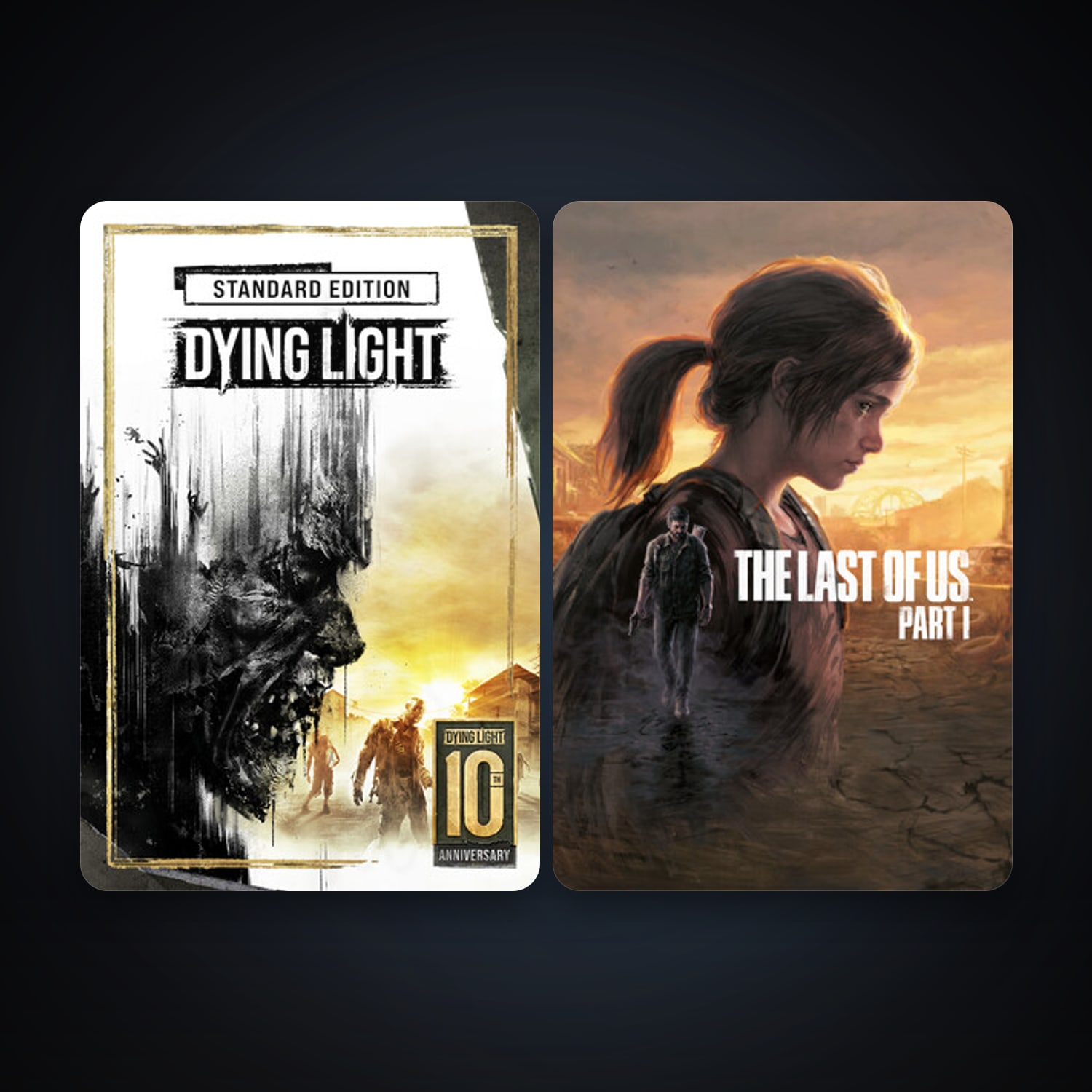 Dying Light + The Last of Us Part I, 2 games, clean — HabibiAccounts