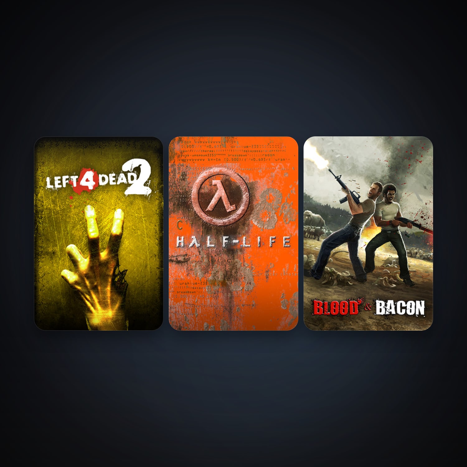 Half-Life + Left 4 Dead 2, 5 games, clean — HabibiAccounts