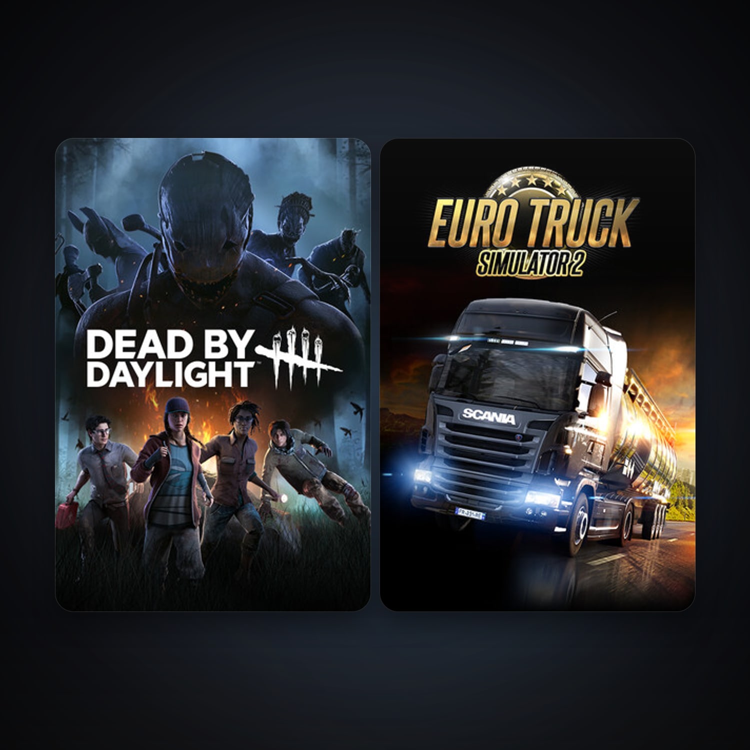 Euro Truck Simulator 2 + Dead by Daylight, 3 games, clean — HabibiAccounts