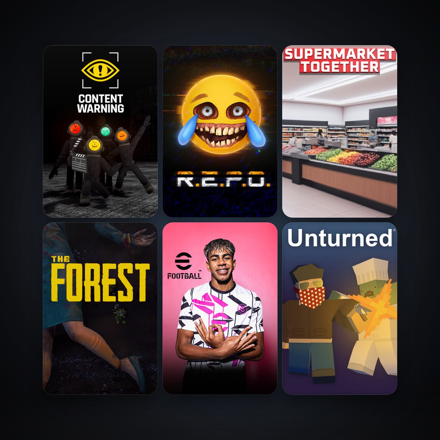 The Forest + Unturned, 19 games, clean — HabibiAccounts