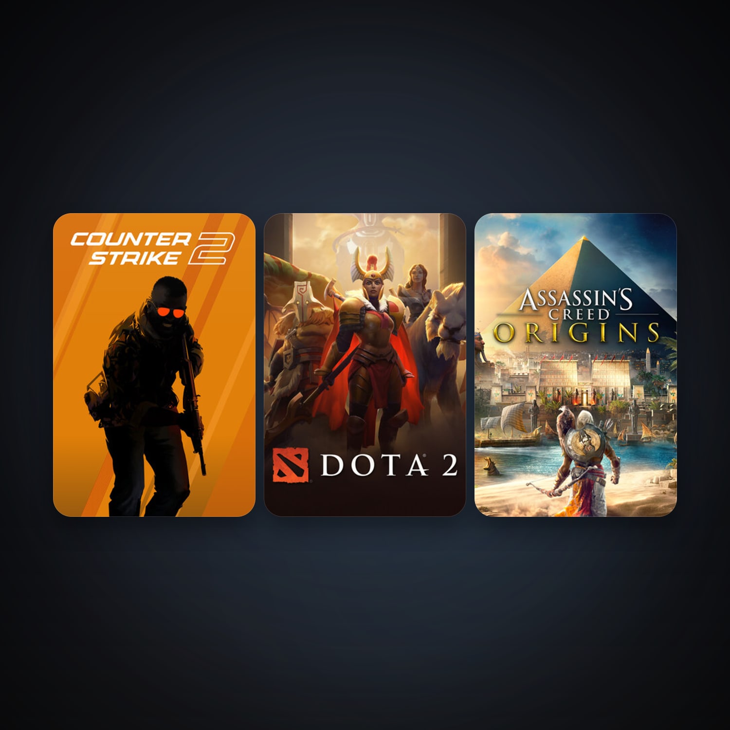 Dota 2 + CS2 Prime, 3 games, clean — HabibiAccounts