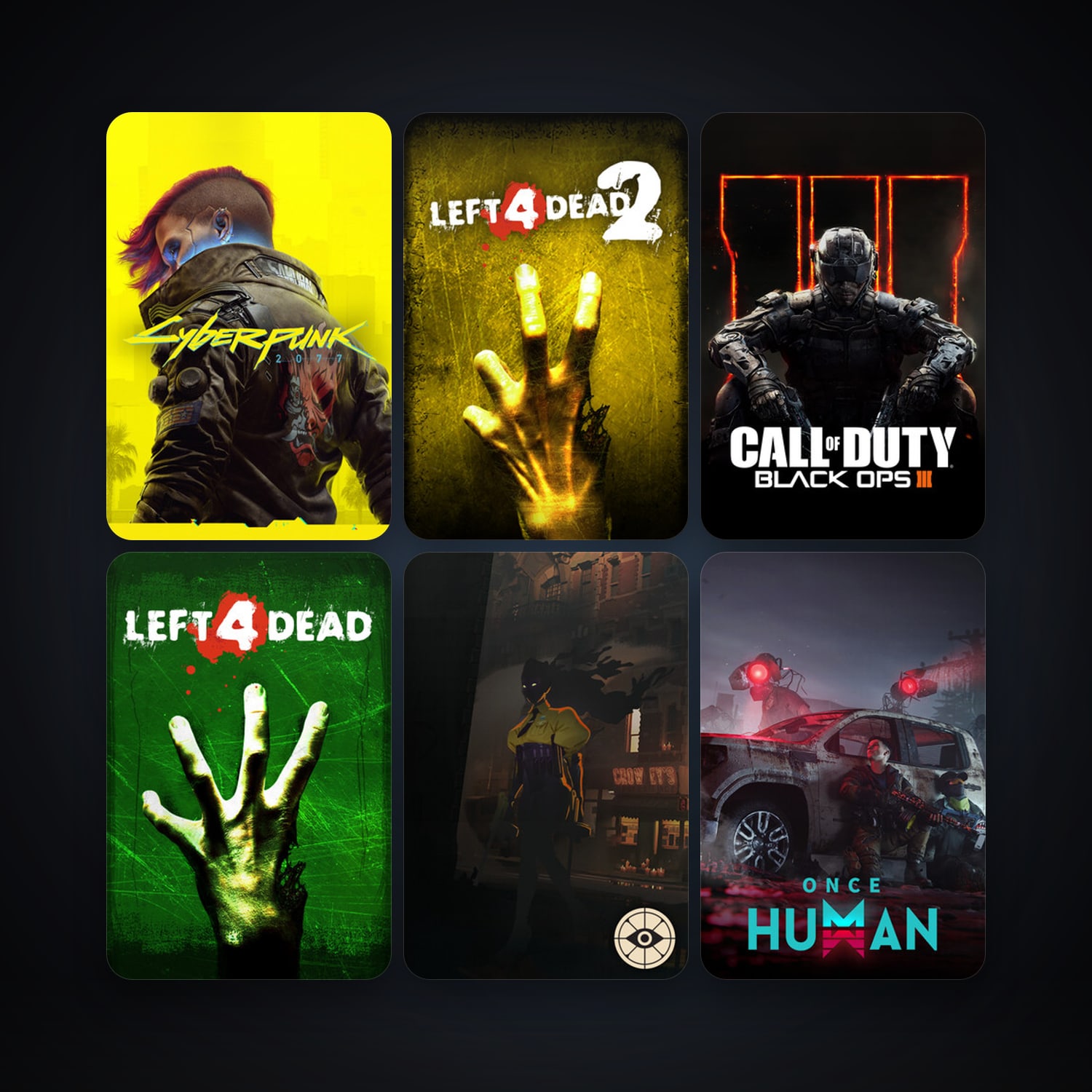 Left 4 Dead + Left 4 Dead 2, 10 games, clean — HabibiAccounts