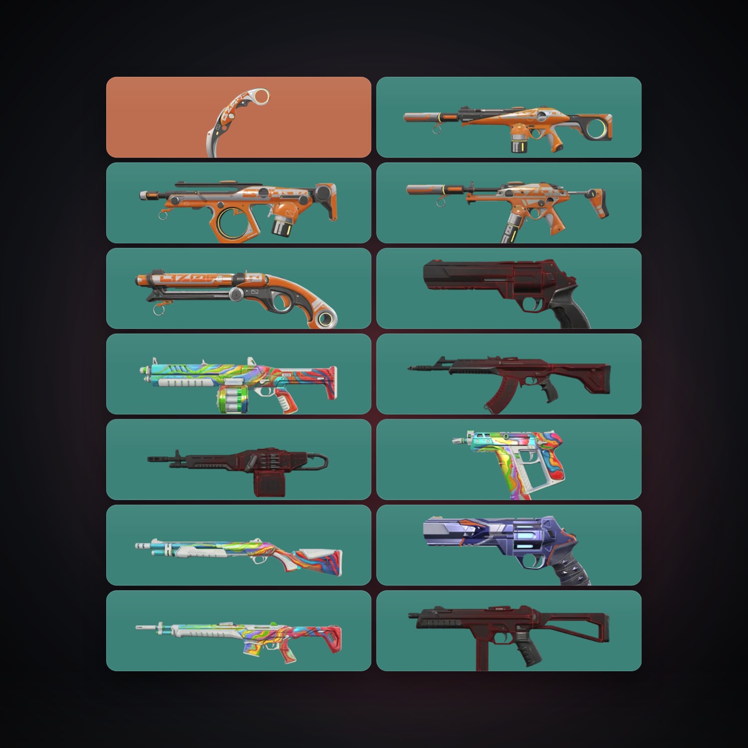 EU Silver 1 locker — 1 knives, 14 skins, lvl 49 — HabibiAccounts