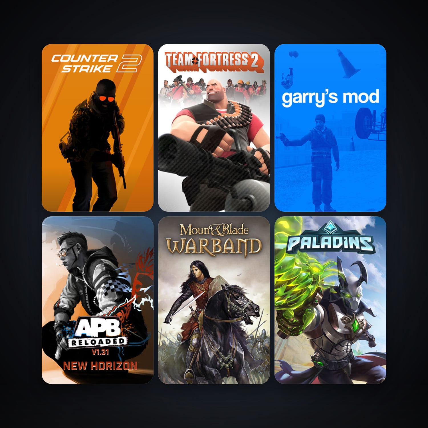 Team Fortress 2 + CS2 Prime, 68 games, Steam 10, clean — HabibiAccounts