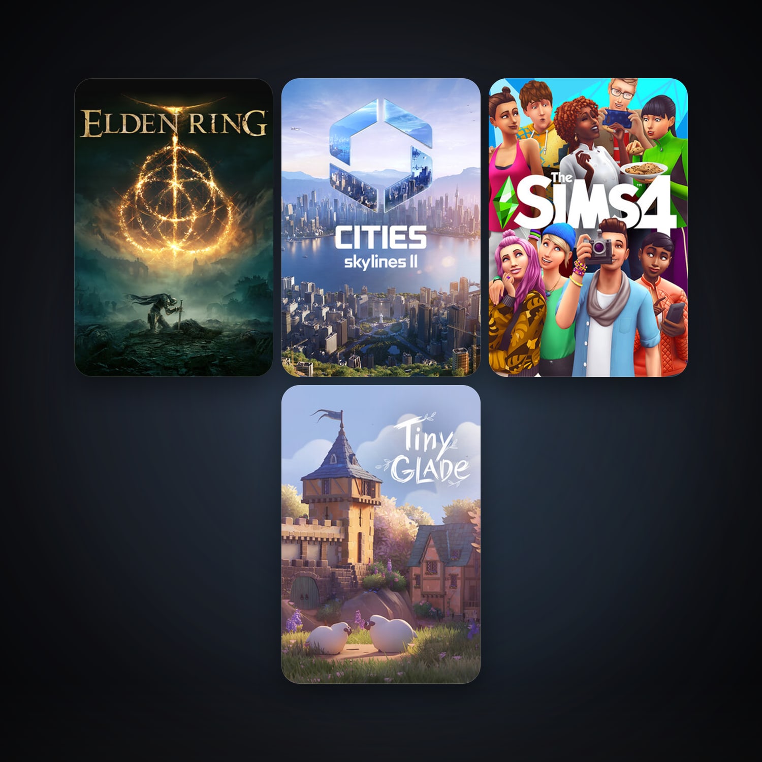 Cities: Skylines II + The Sims 4, 7 games, clean — HabibiAccounts