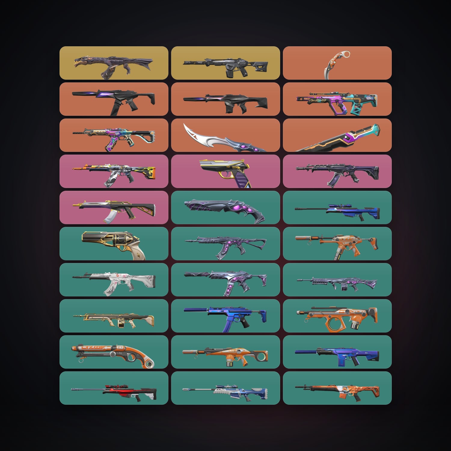 EU Gold 1 locker — 3 knives, 53 skins, lvl 141 — HabibiAccounts