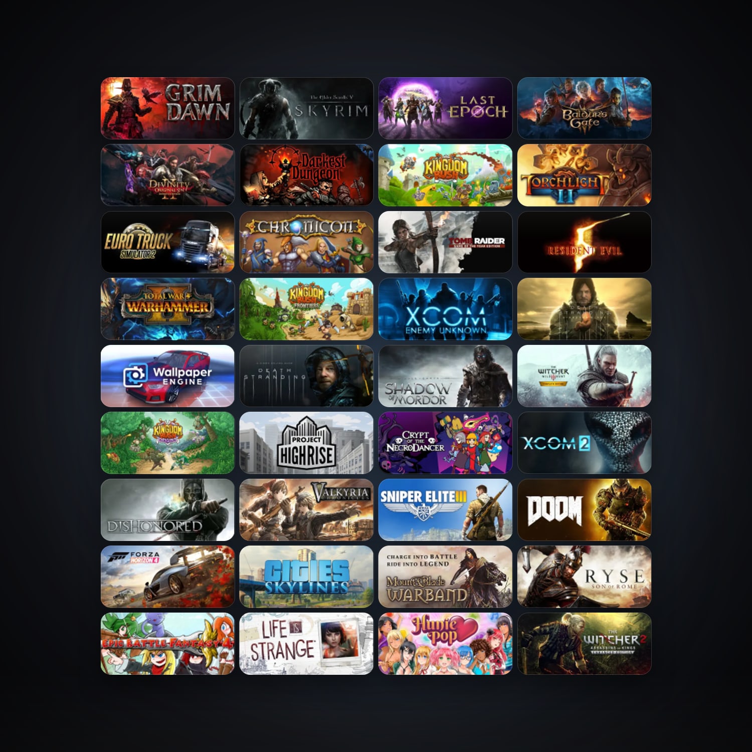 The Elder Scrolls V: Skyrim + Torchlight II, 192 games, Steam 30, clean — HabibiAccounts