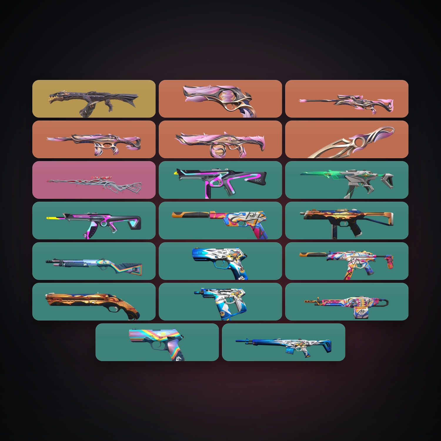 NA Silver 3 locker — 1 knives, 21 skins, lvl 25 — HabibiAccounts