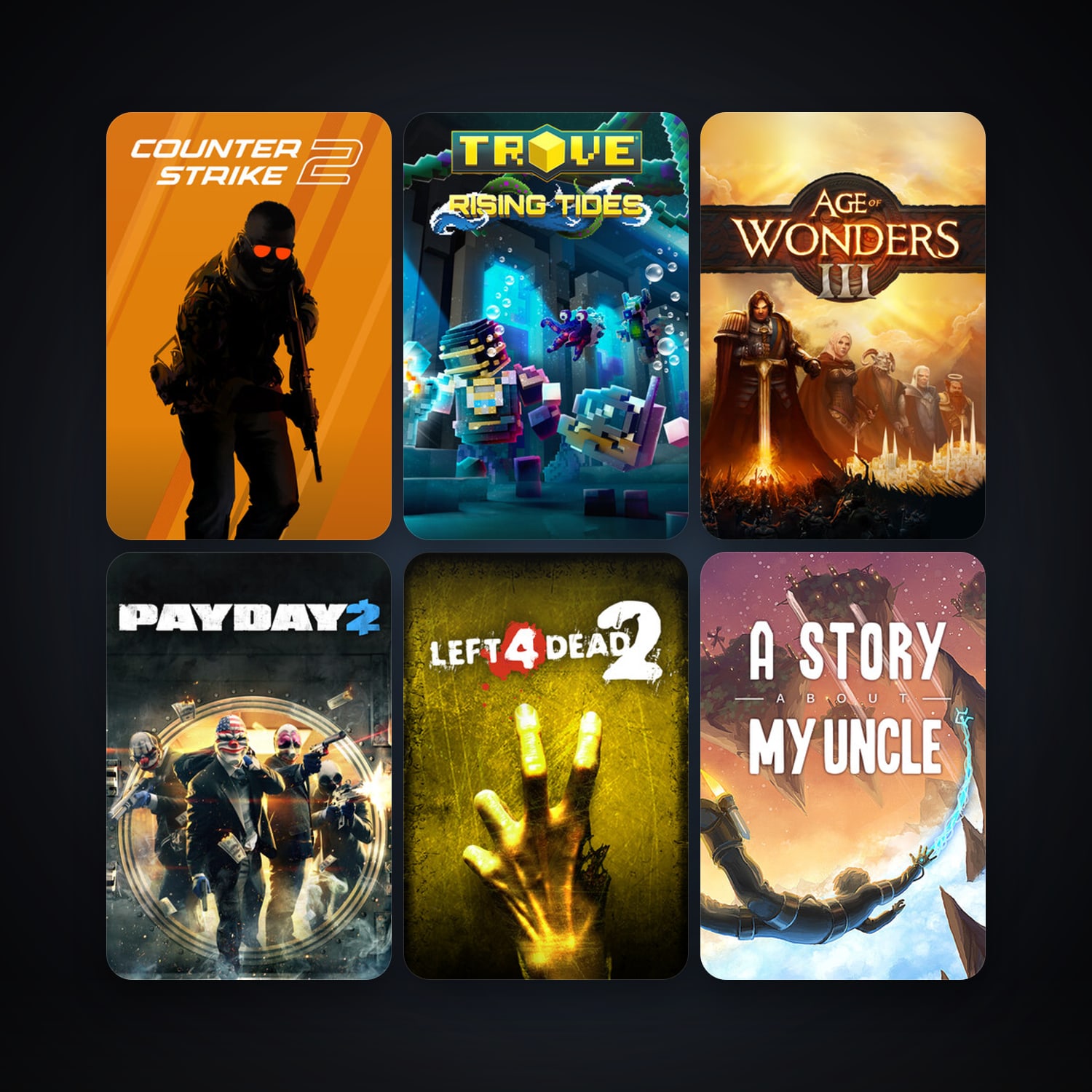 Left 4 Dead 2 + CS2 Prime, 152 games, Steam 12, clean — HabibiAccounts