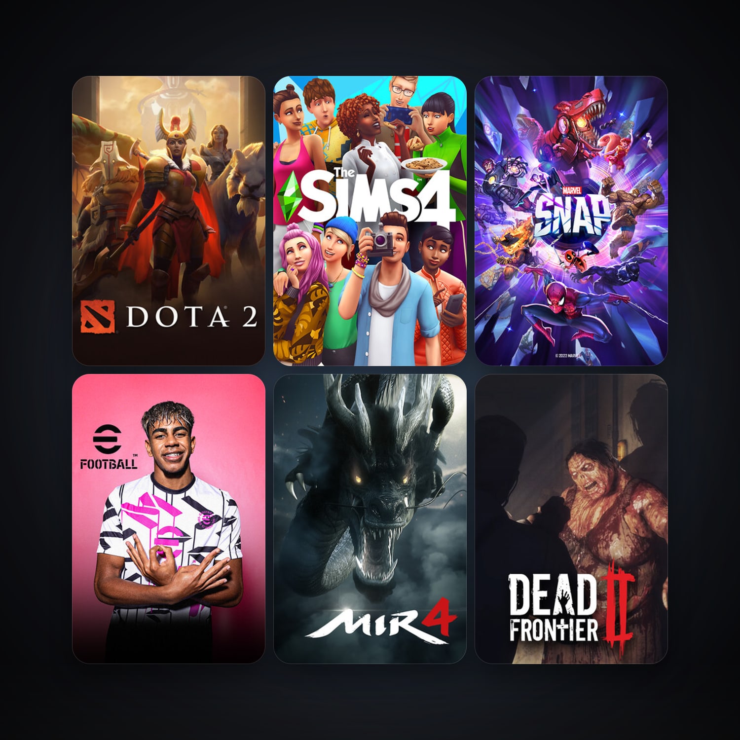 Dota 2 + Dead Frontier 2, 22 games, clean — HabibiAccounts