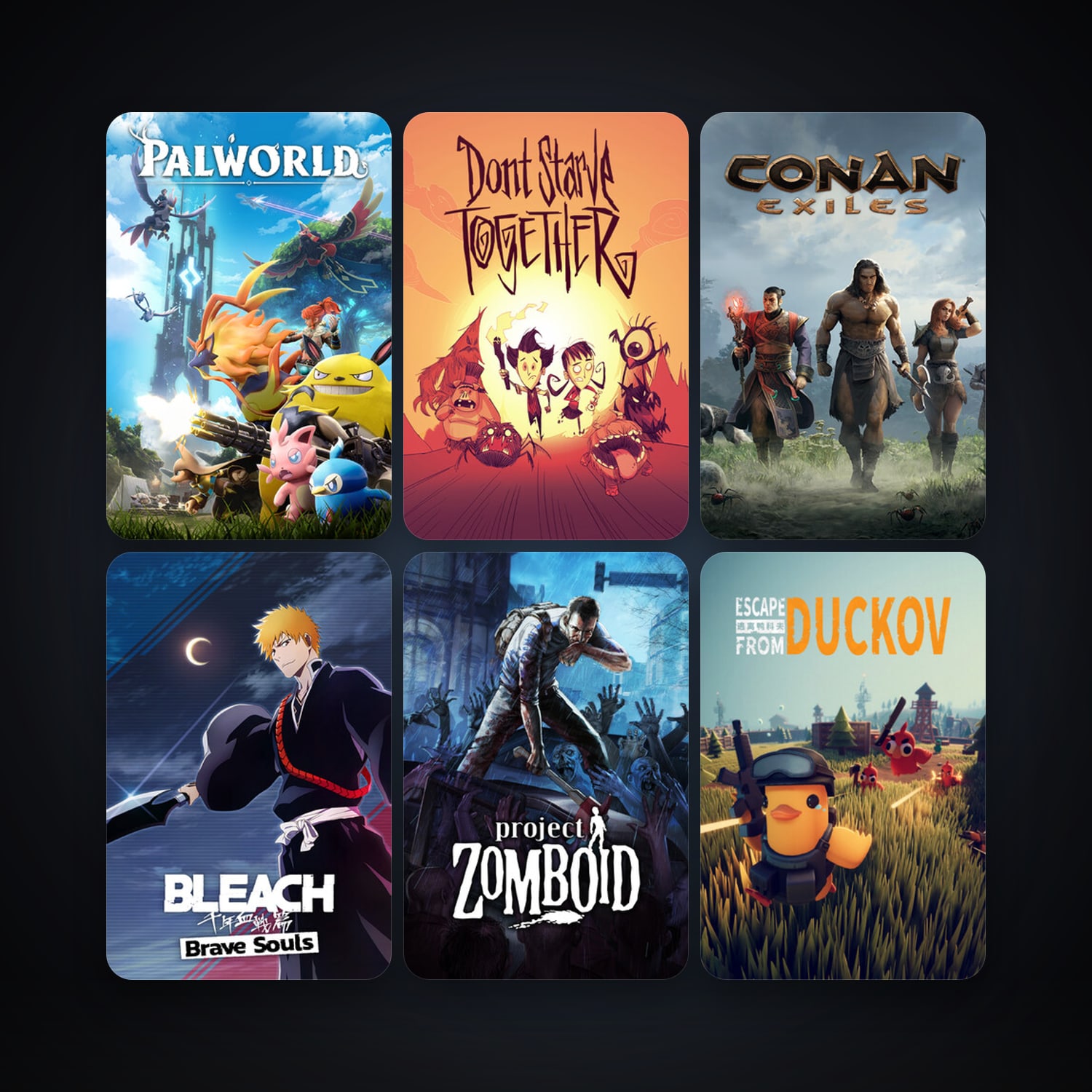 Project Zomboid + Don't Starve Together, 42 games, clean — HabibiAccounts