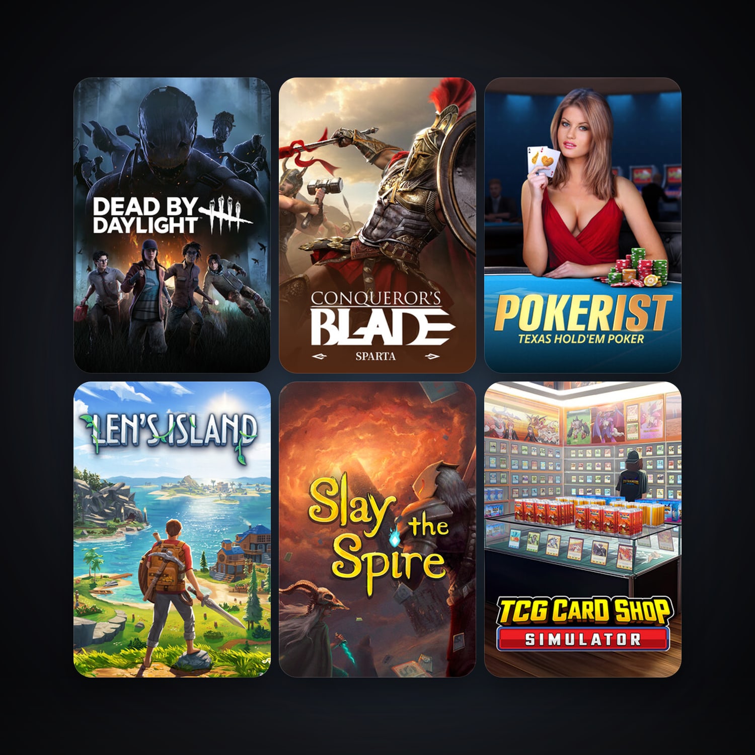 Dead by Daylight + Slay the Spire, 19 games, clean — HabibiAccounts