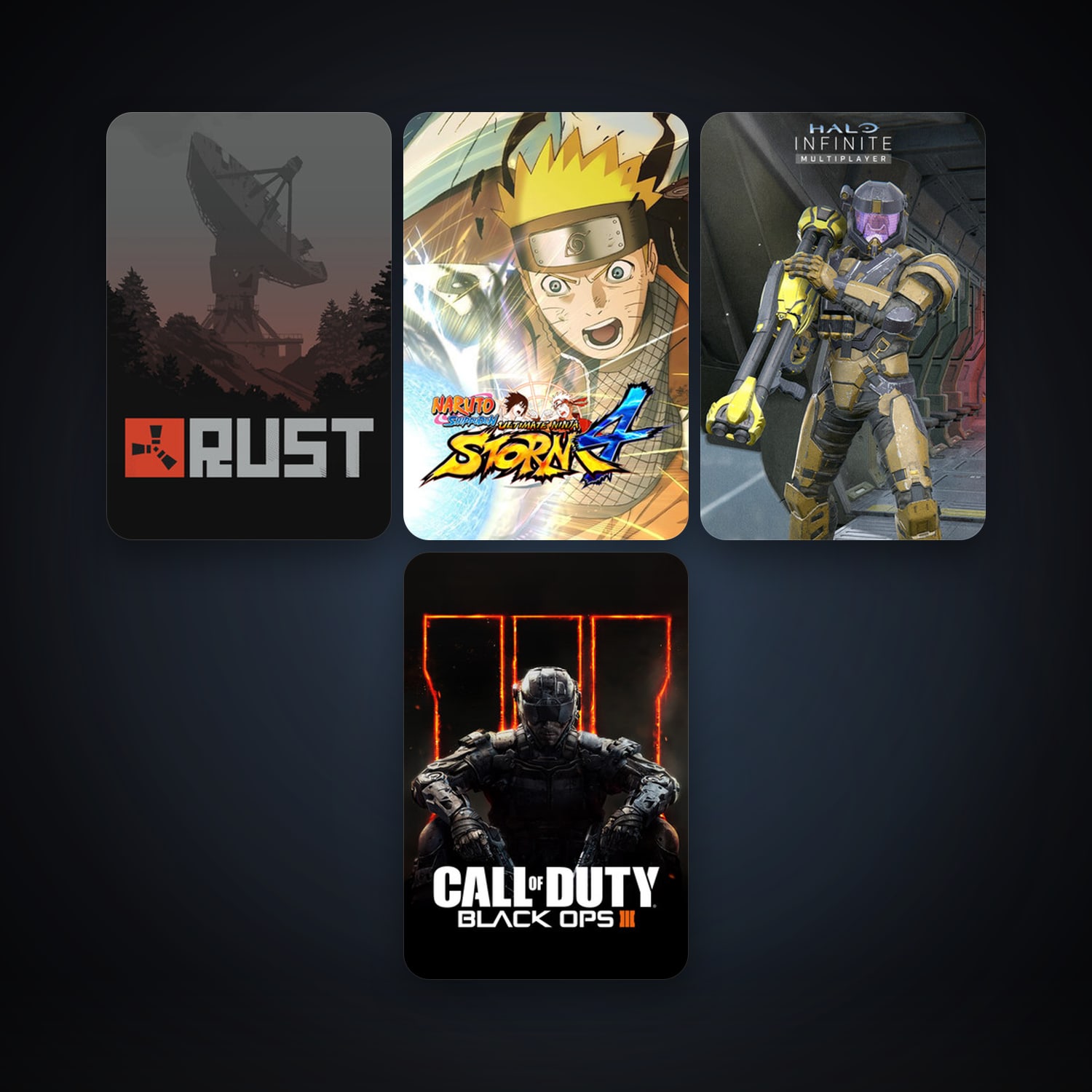Rust + Call of Duty: Black Ops III, 30 games, clean — HabibiAccounts
