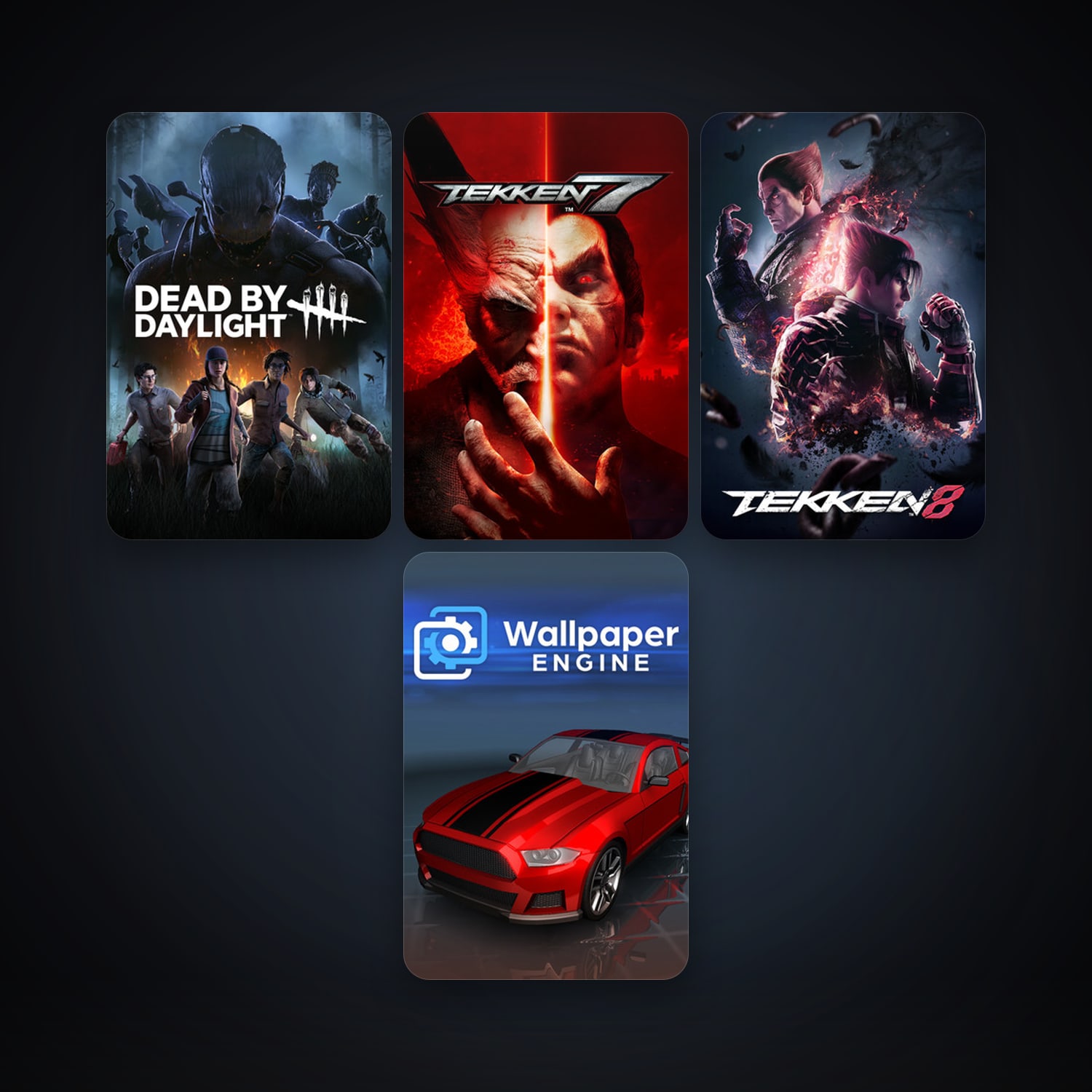 Dead by Daylight + TEKKEN 7, 6 games, clean — HabibiAccounts