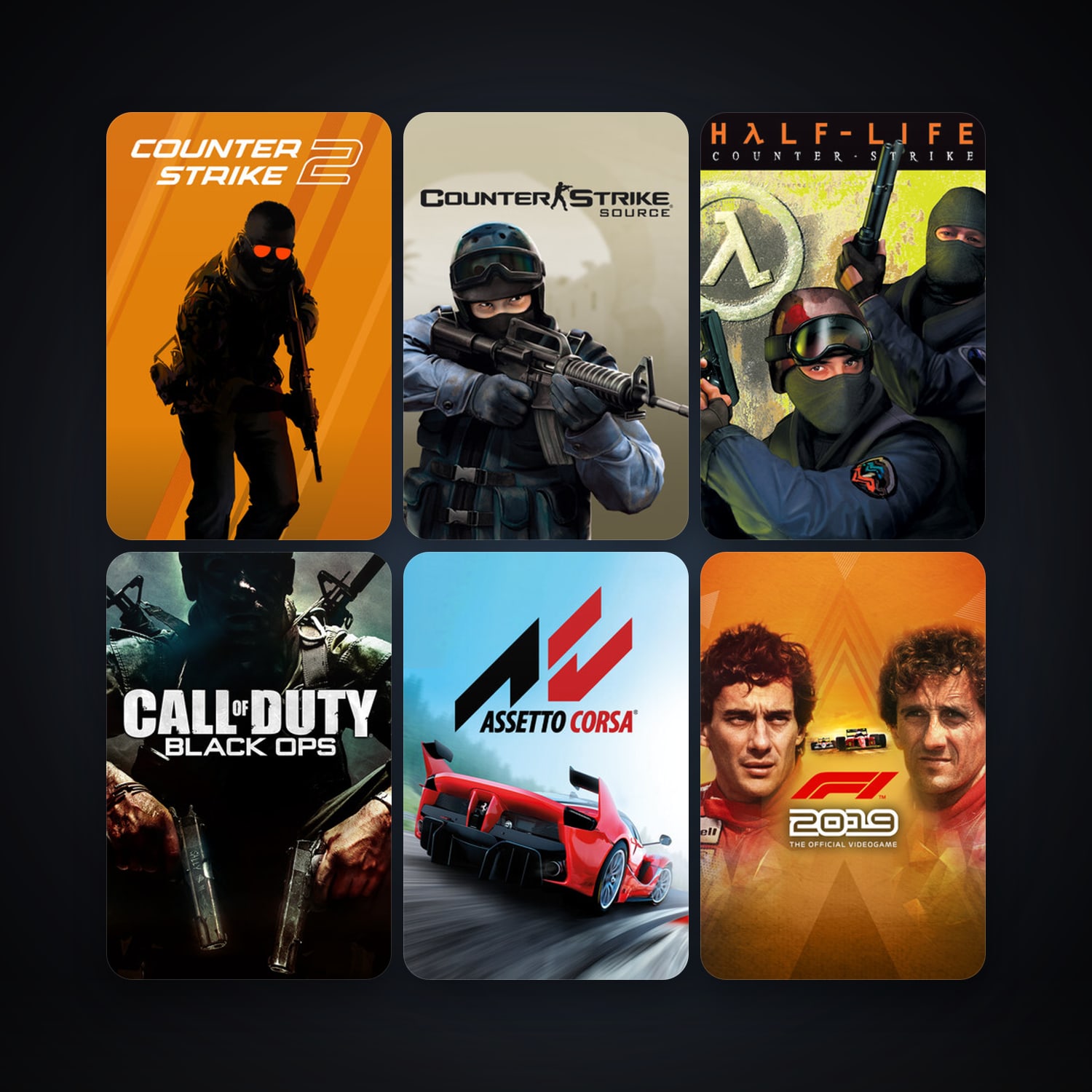 Counter-Strike + Counter-Strike: Source, 51 games, Steam 11, clean — HabibiAccounts