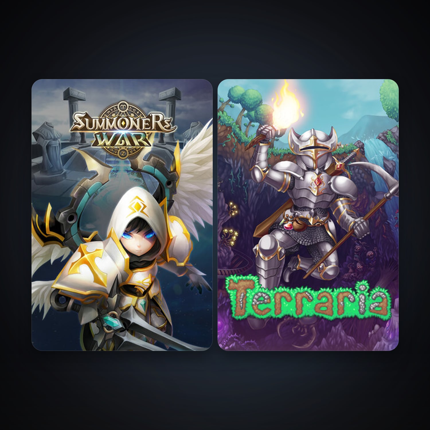 Terraria + Summoners War, 6 games, clean — HabibiAccounts