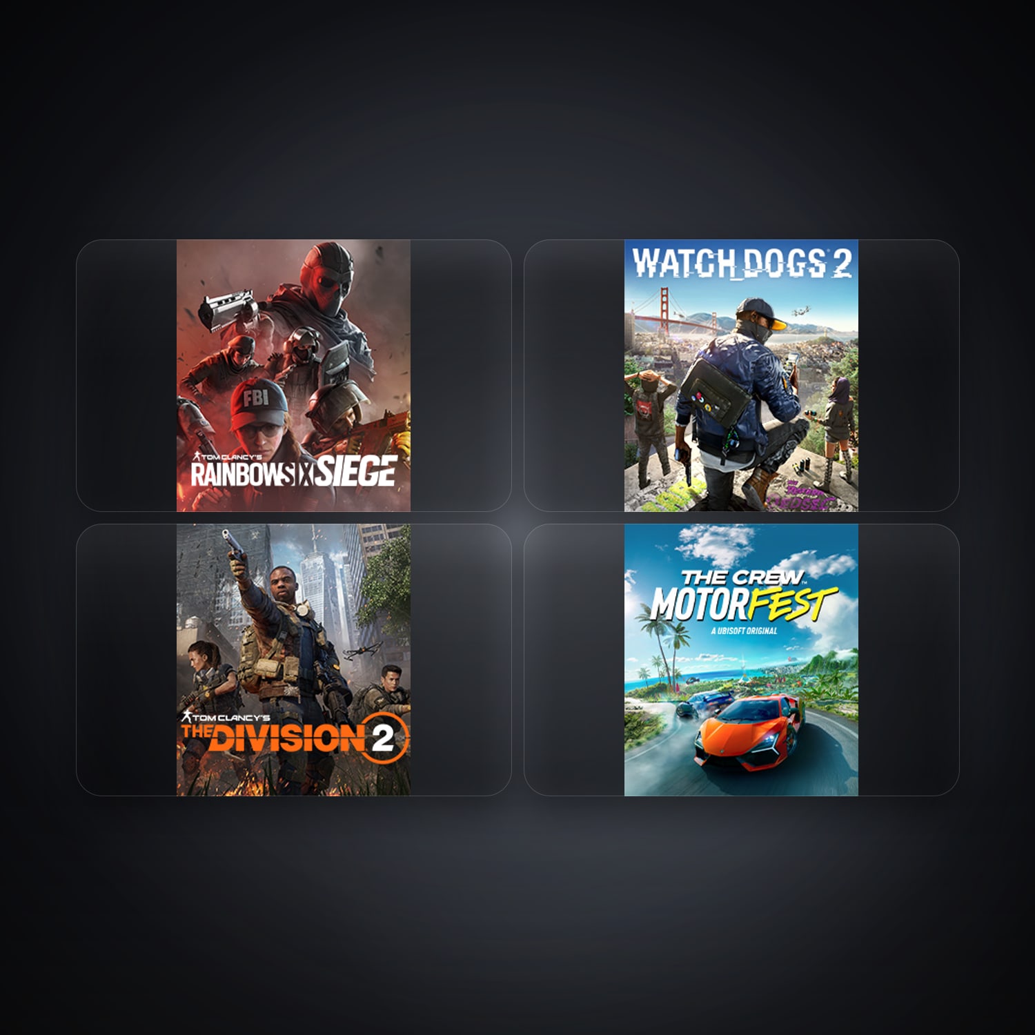 هالحساب يوبيسوفت فيه Tom Clancy's Rainbow Six Siege وWATCH_DOGS 2، US، 5 ألعاب — HabibiAccounts
