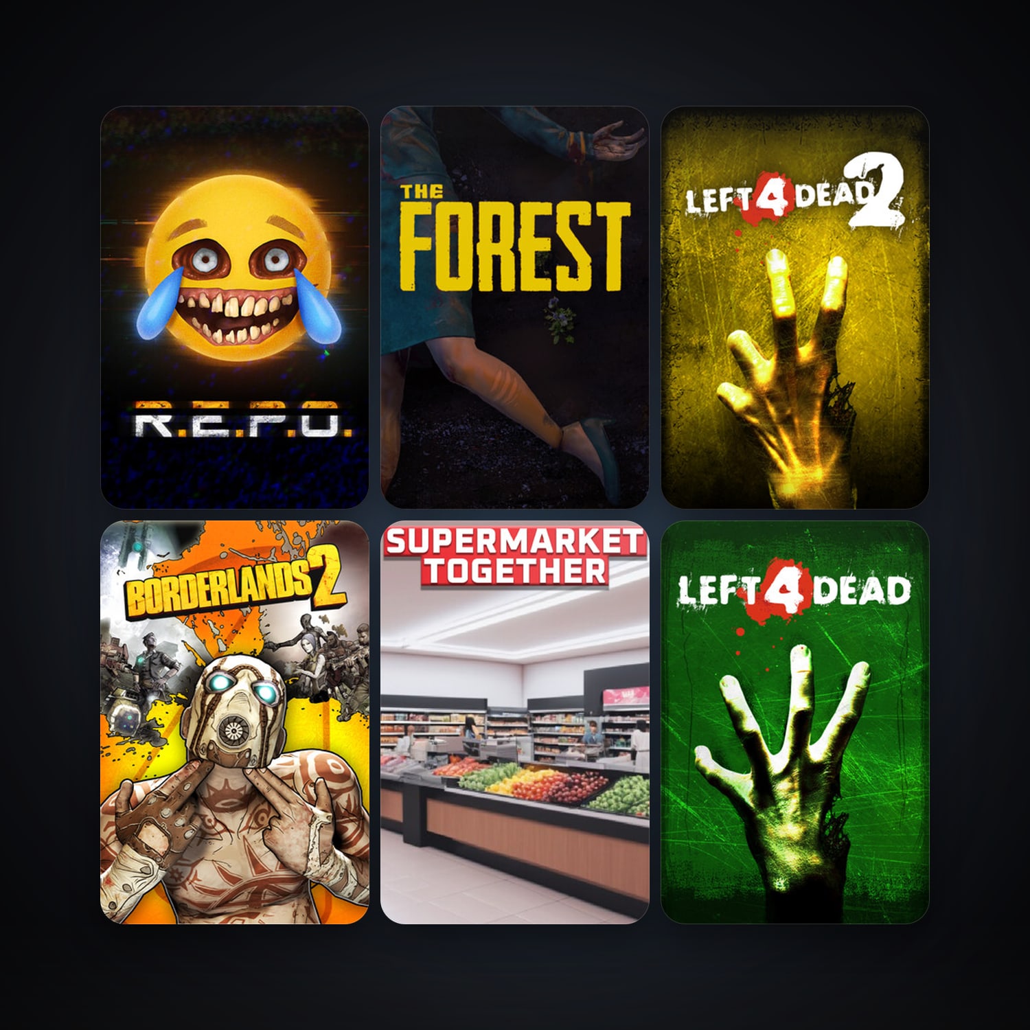 Left 4 Dead + Left 4 Dead 2, 9 games, clean — HabibiAccounts